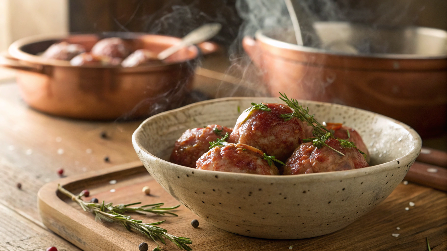 Keto Prosciutto Wrapped Meatballs Stuffed w Mozzarella