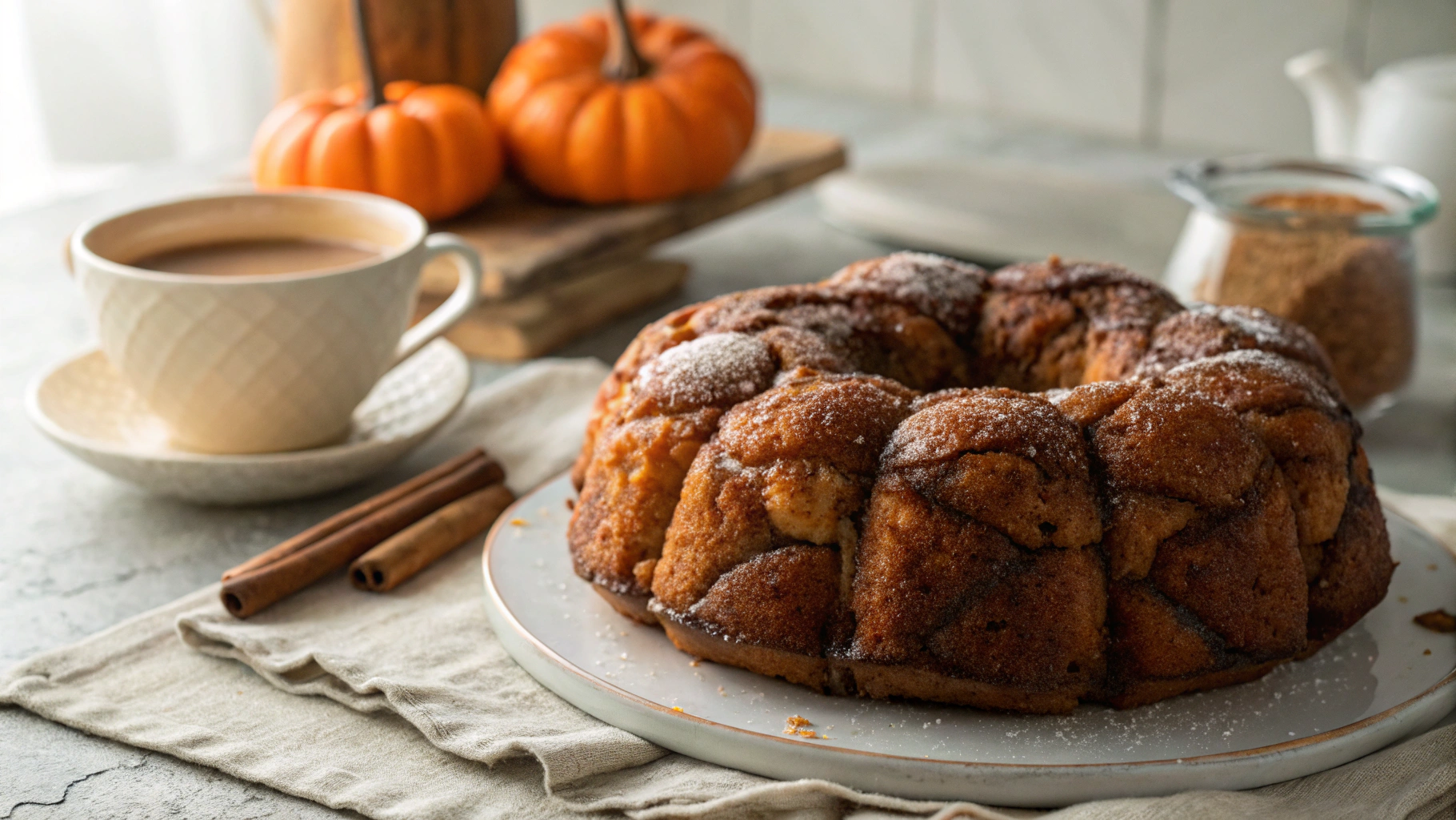 Keto Pumpkin Spice Monkey Bread