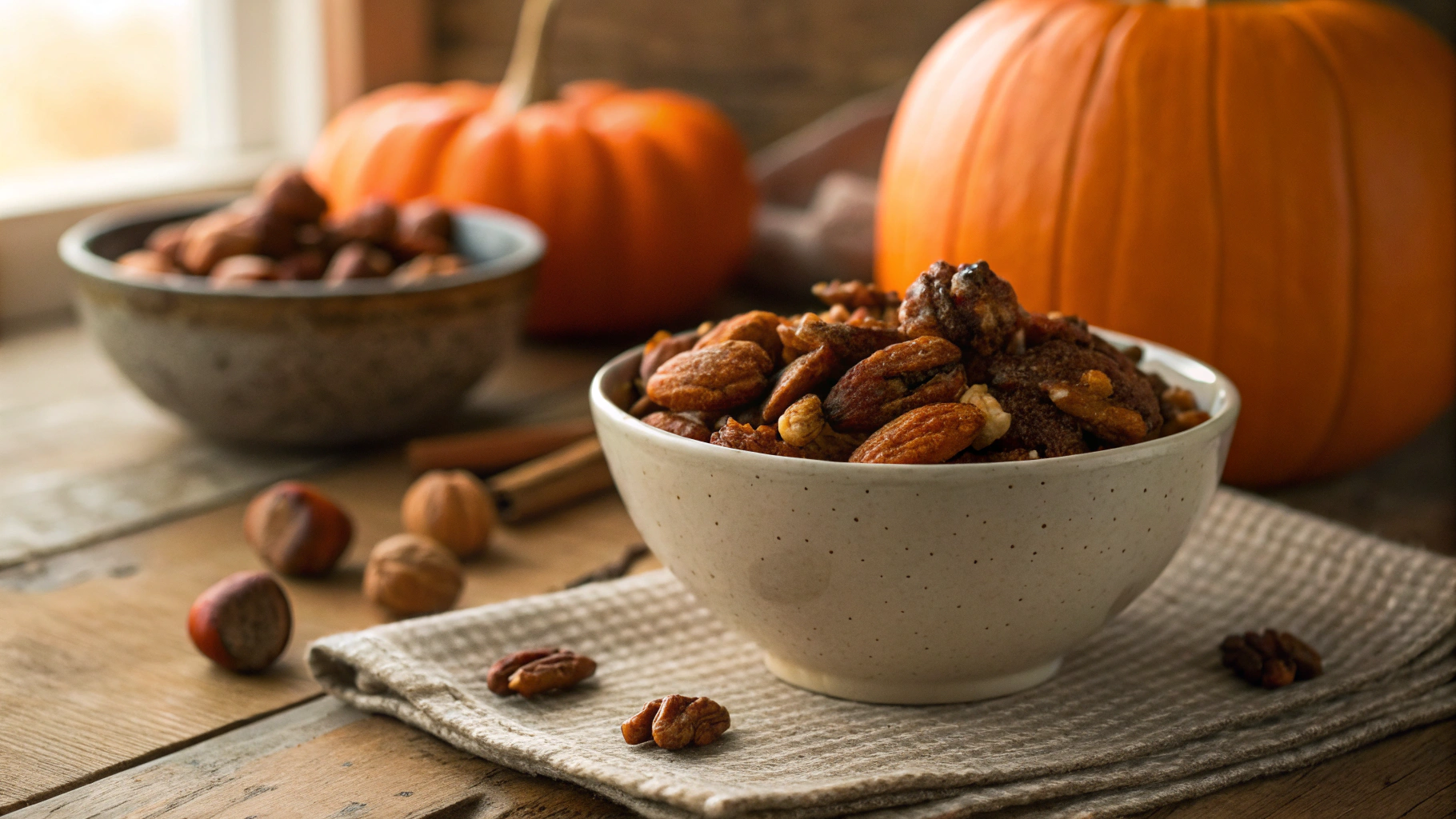 Low Carb Pumpkin Spiced Nuts