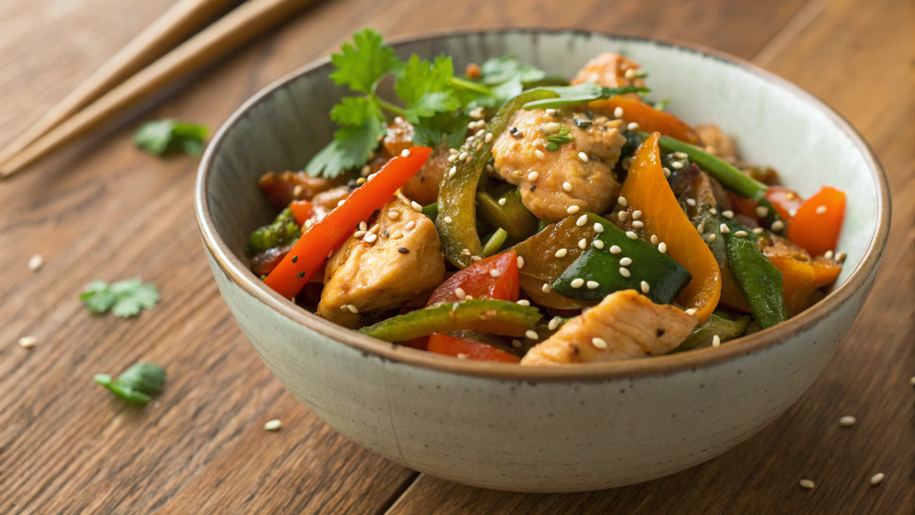 Keto Quick and Easy Chicken and Broccoli Stir Fry