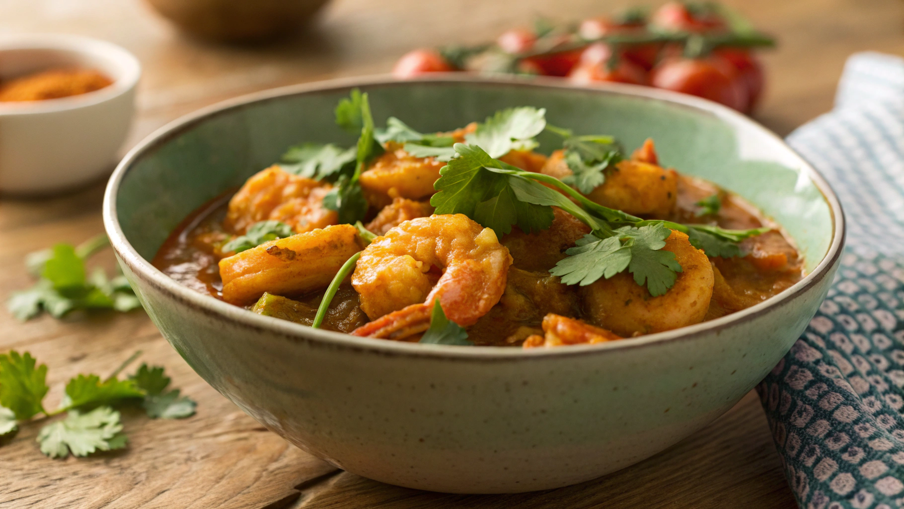 Low Carb Quick and Easy Prawn Curry