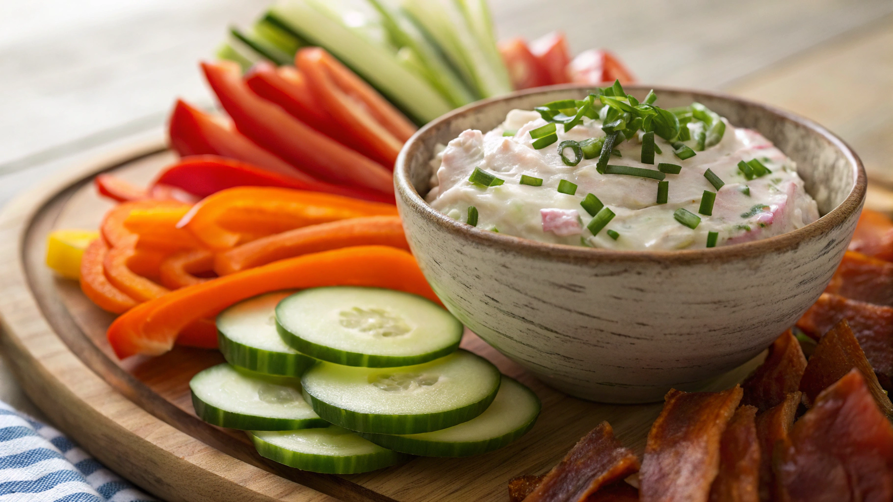 Keto Radish and Cream Cheese Dip