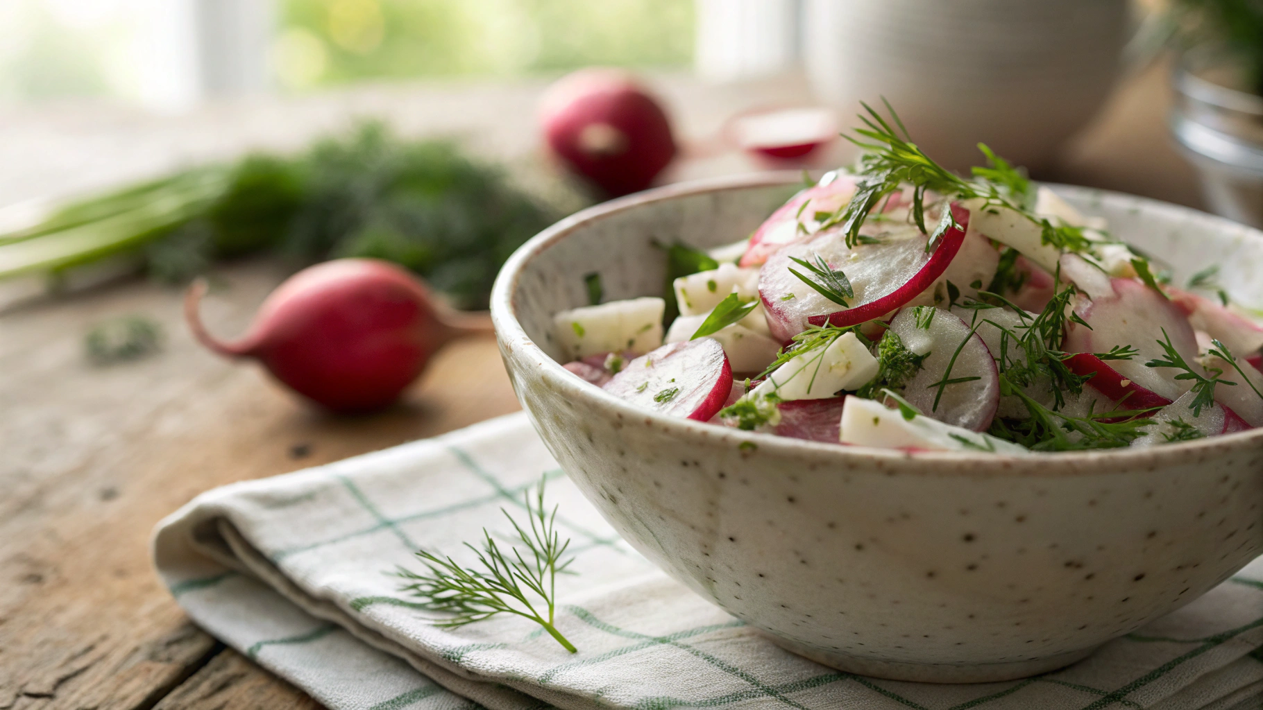 Keto Radish, Scallion and Caper Salad