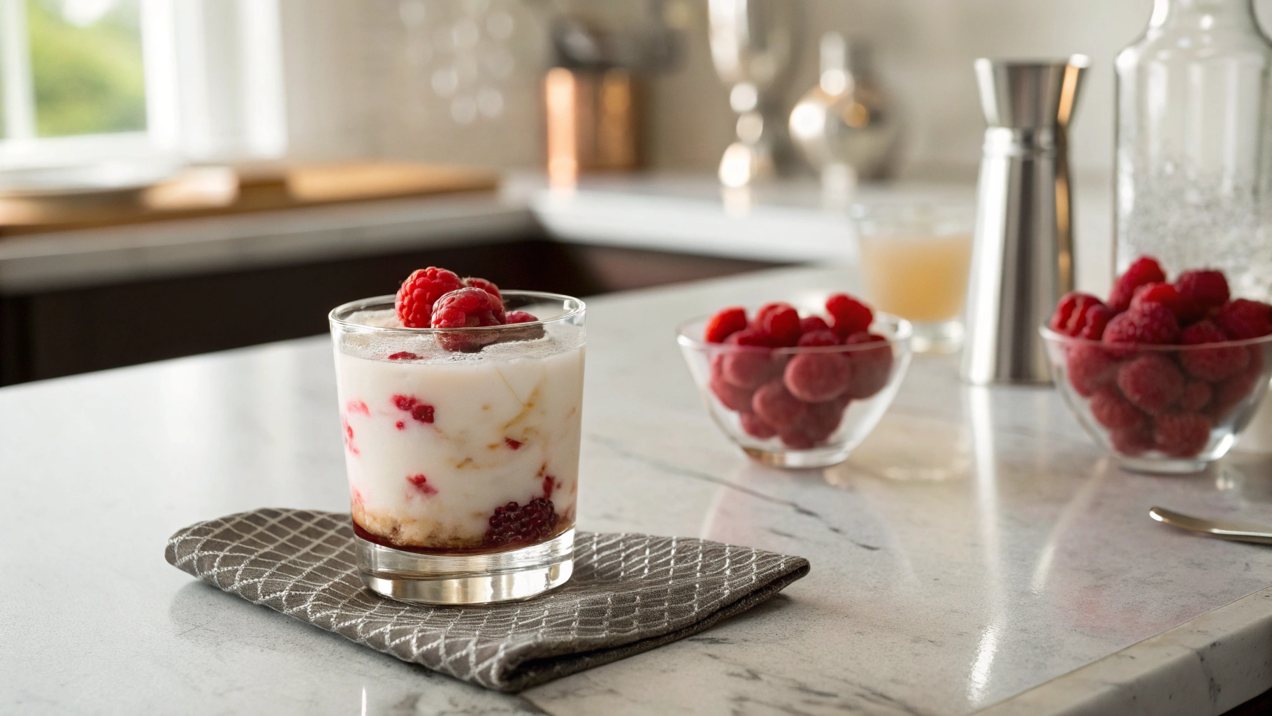 Keto Raspberry White Russian