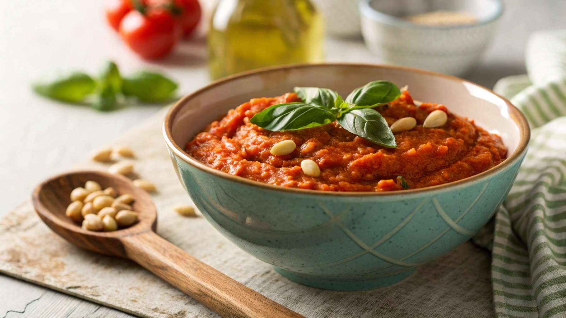 Keto Red Pepper Pesto