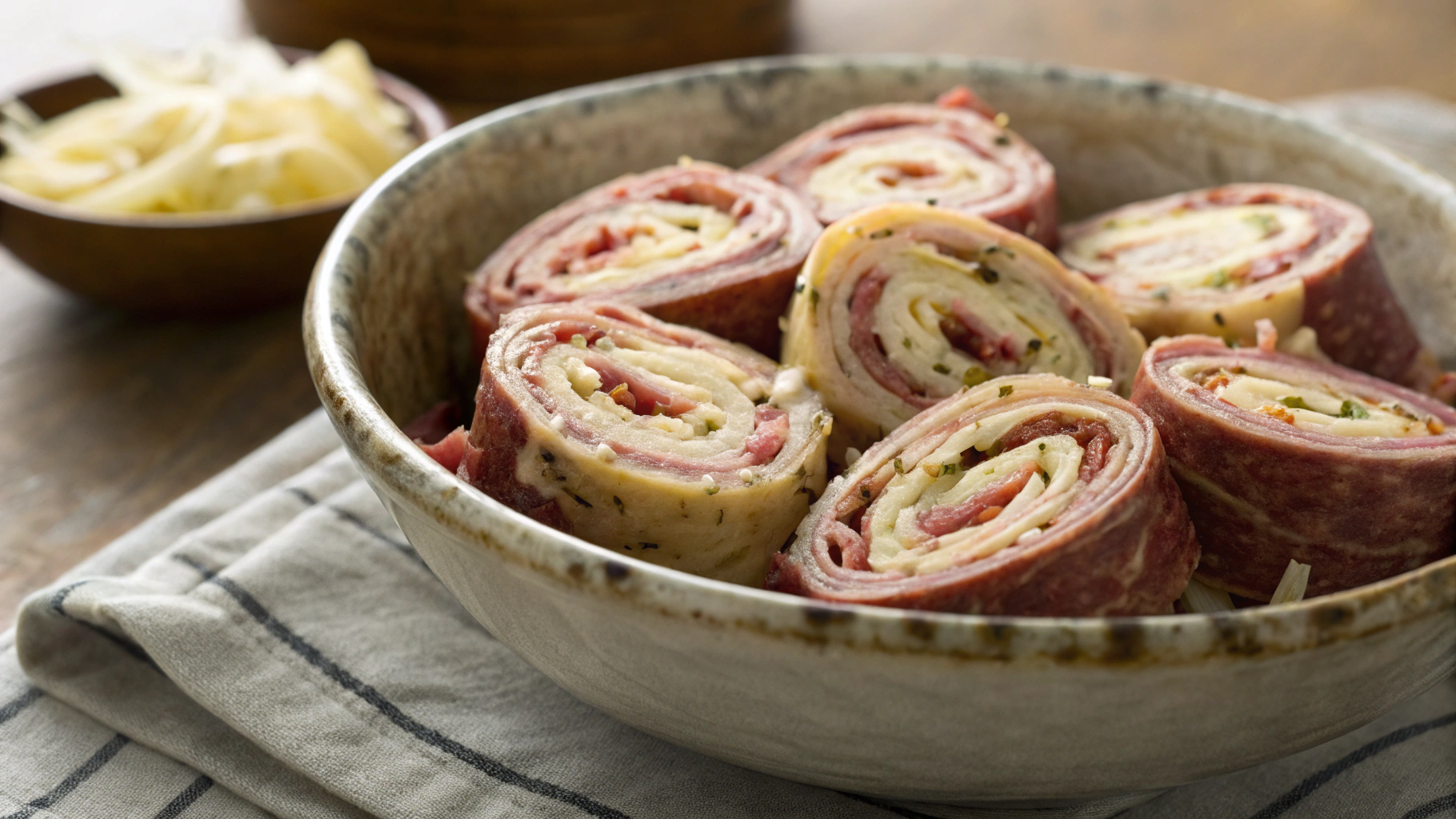 Keto Reuben Roll Ups