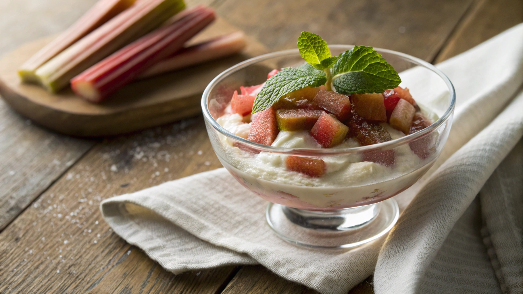 Keto Rhubarb Syllabub