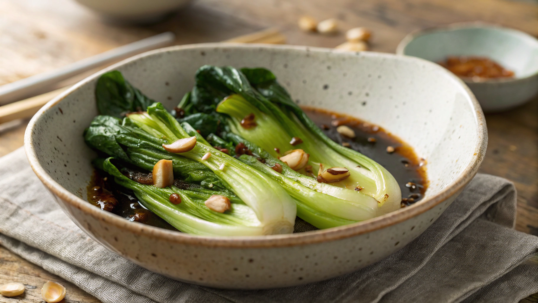Keto Roasted Bok Choy