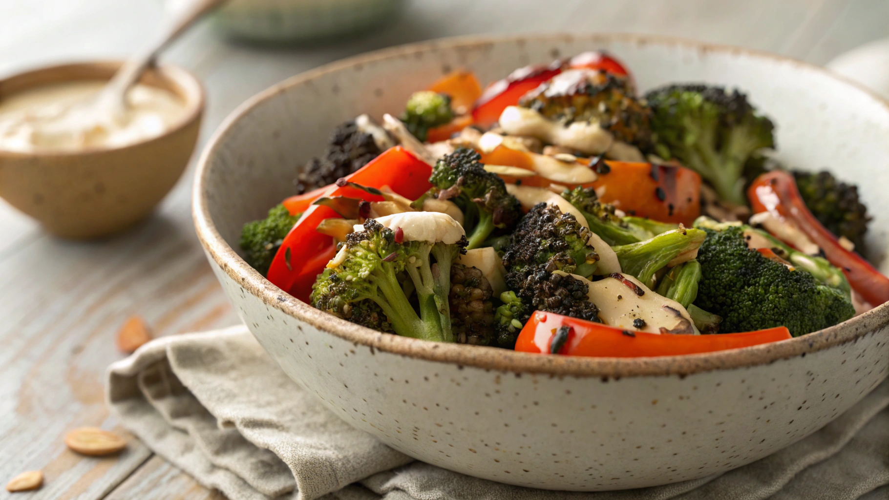 Keto Roasted Broccoli Salad