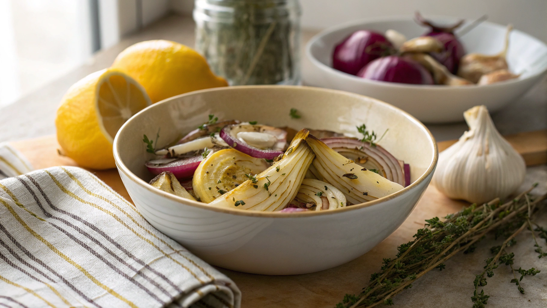 Keto Roasted Fennel and Onion