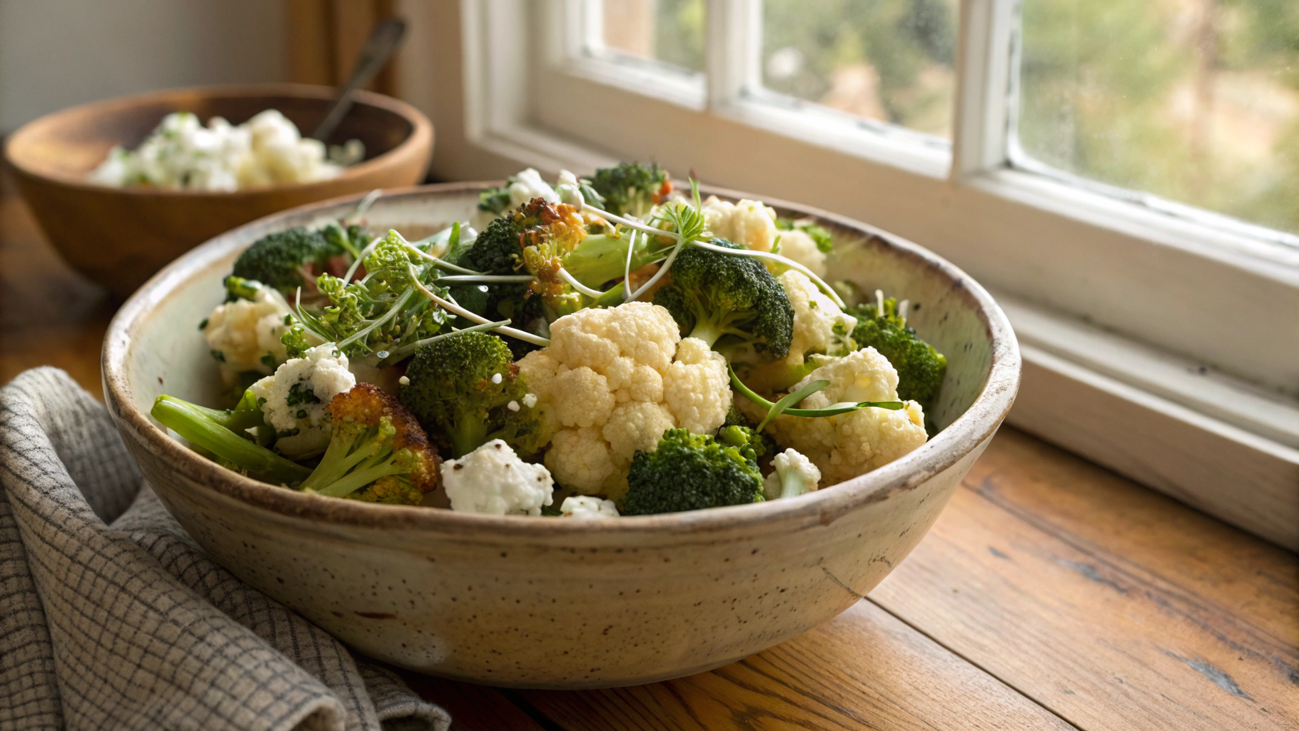 Keto Roasted Lemon Veggies with Feta
