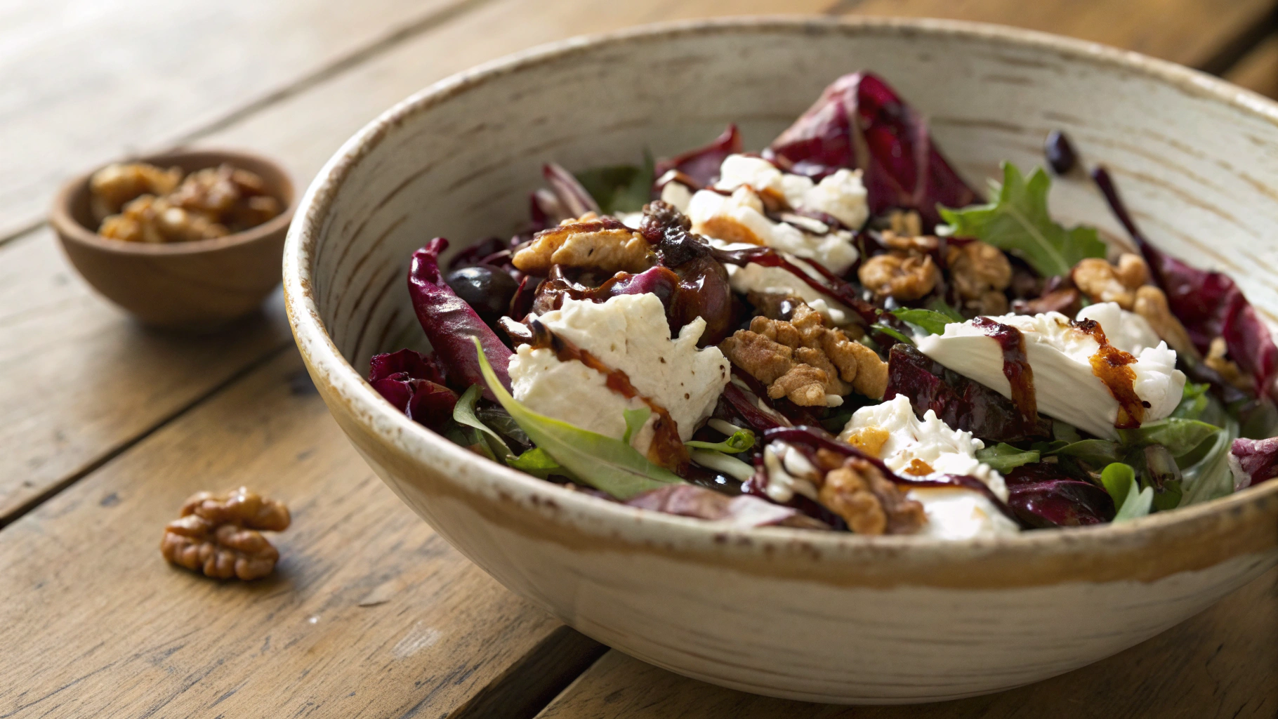 Keto Roasted Radicchio With Goats Cheese And Walnuts