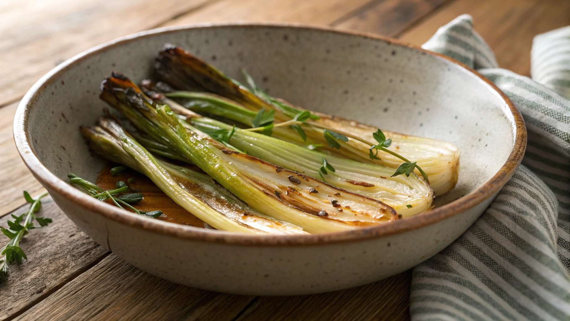 Keto Roasted Scallions