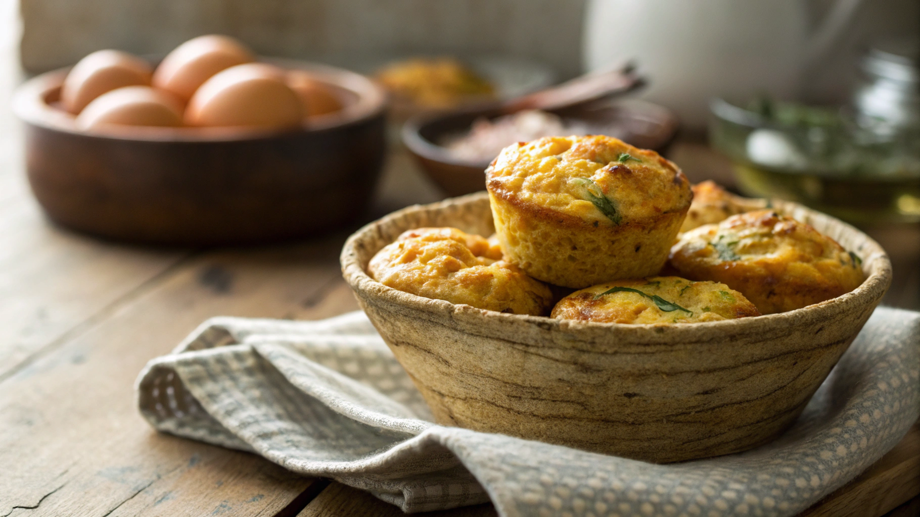 Keto Rotisserie Chicken and Pancetta Egg Muffins