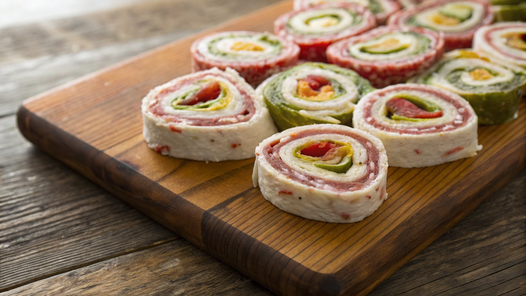 Keto Salami Cream Cheese Pinwheels