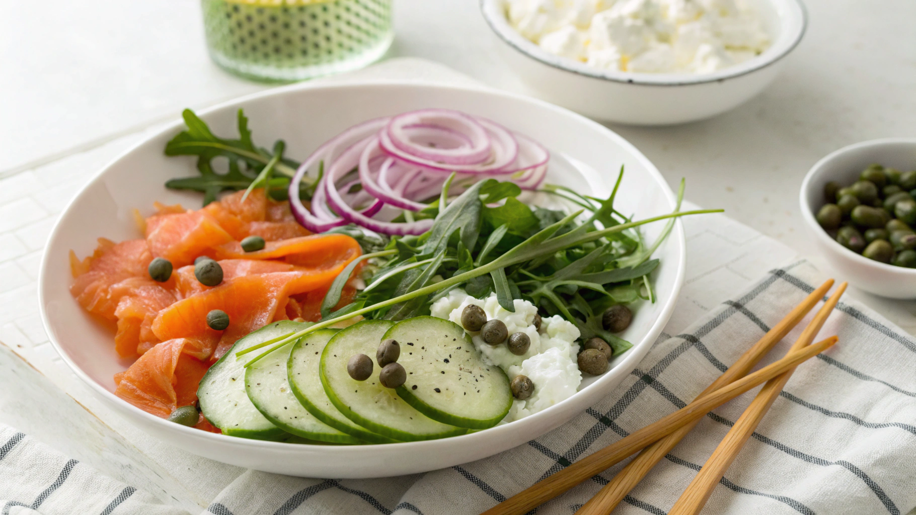 Keto Salmon Lox Plate