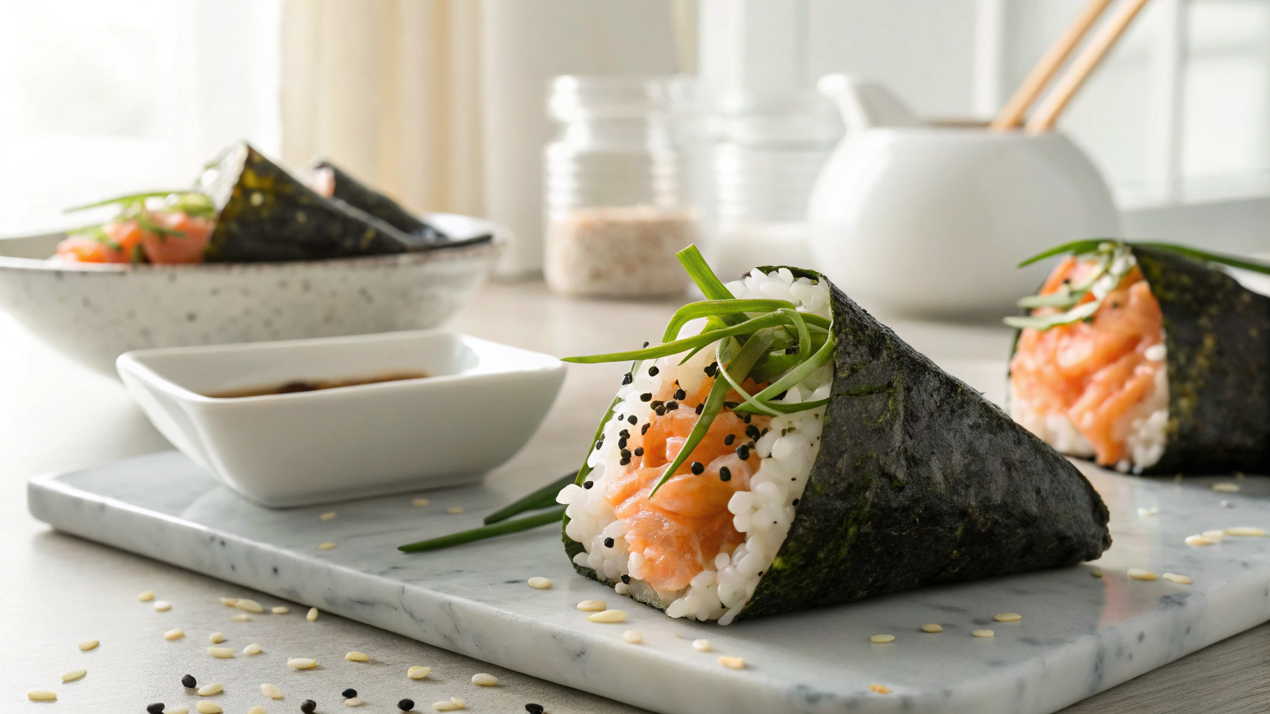 Keto Salmon Onigiri
