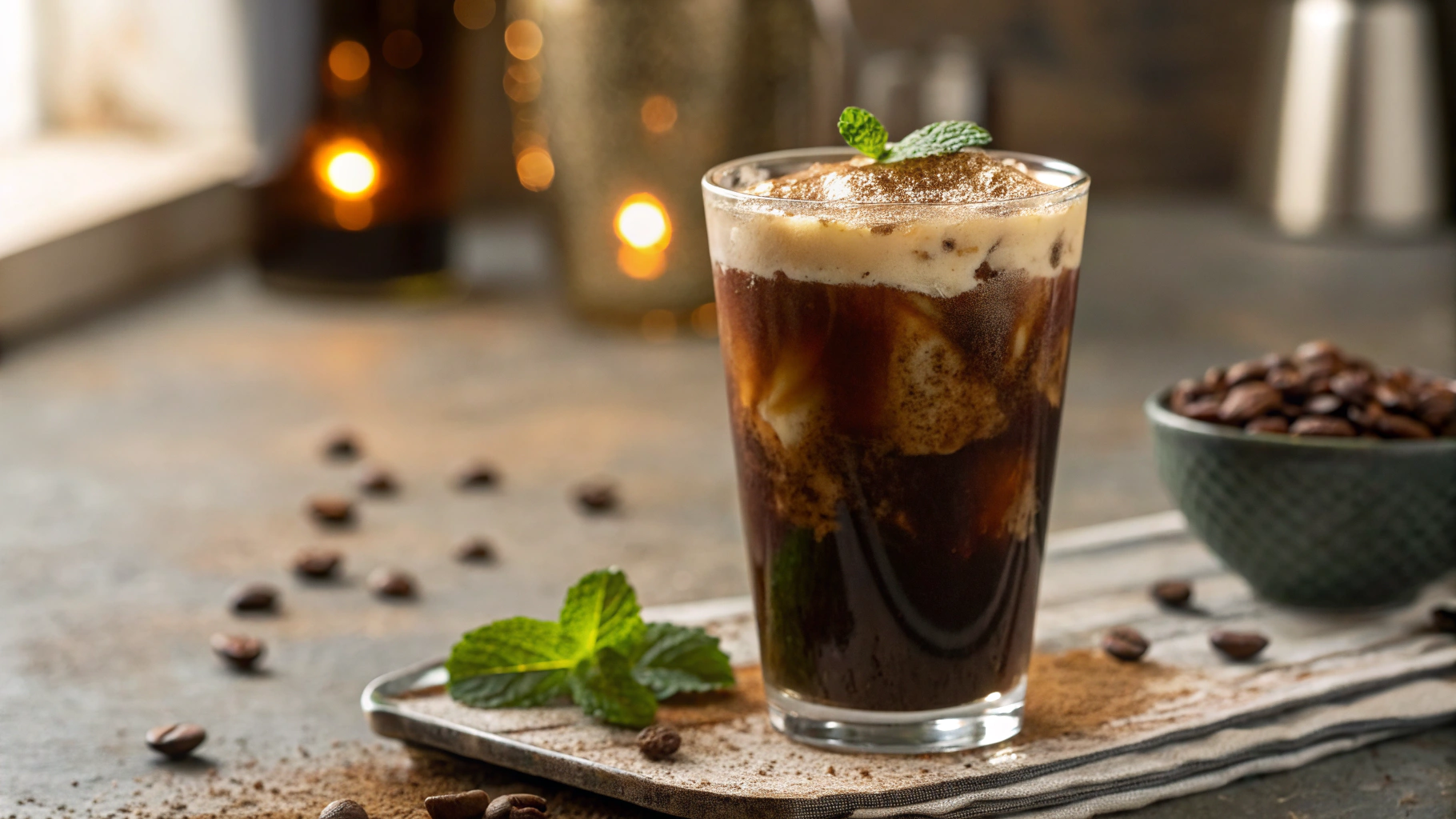 Keto Salted Caramel Cold Brew Coffee