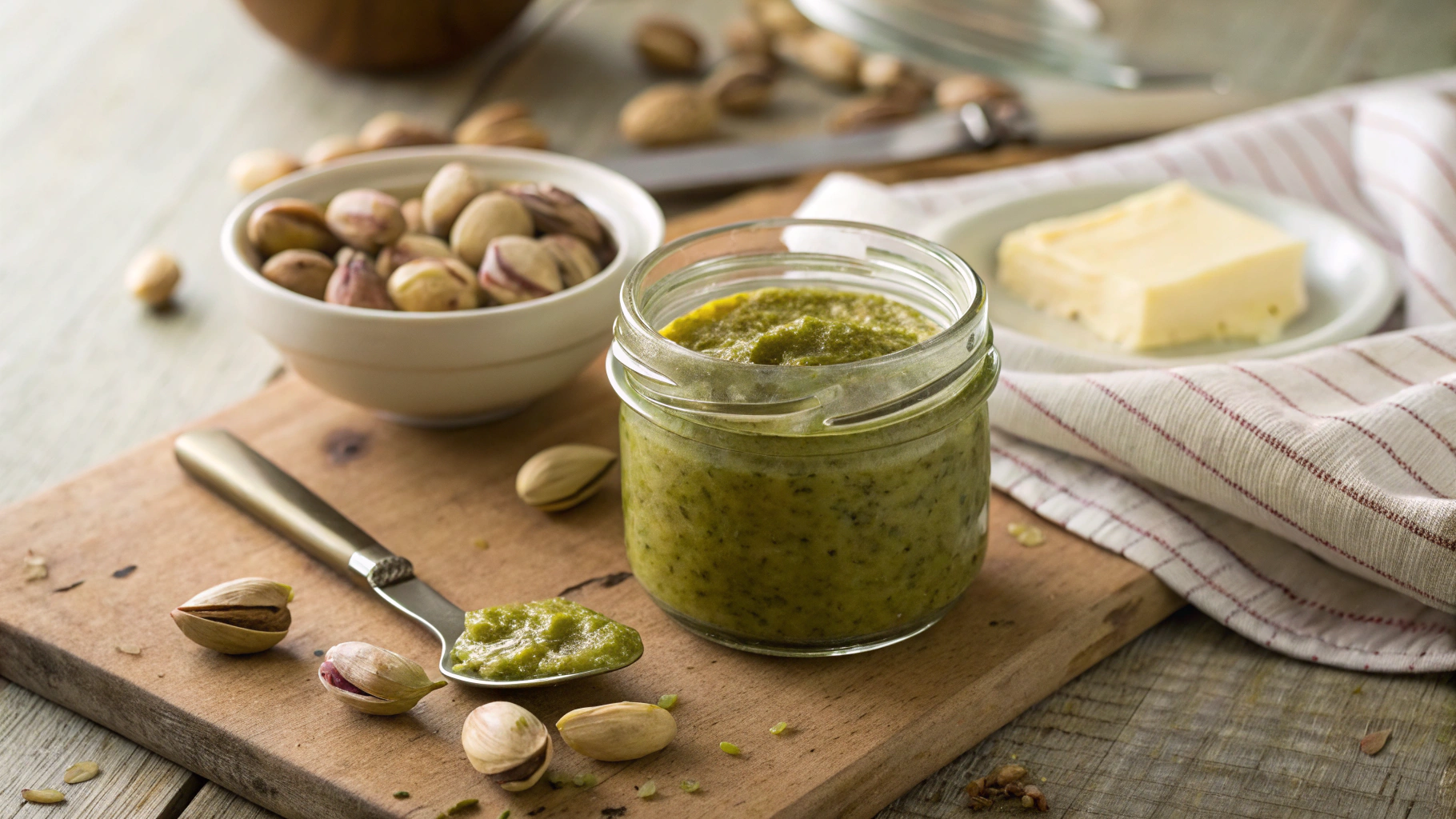 Keto Salted Pistachio Butter