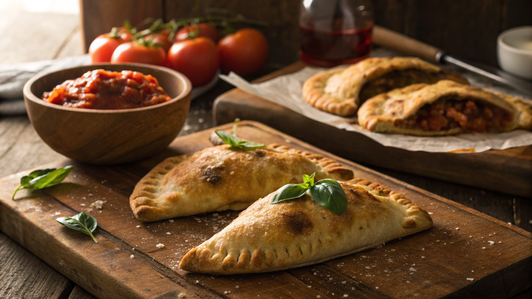 Keto Sausage Calzone