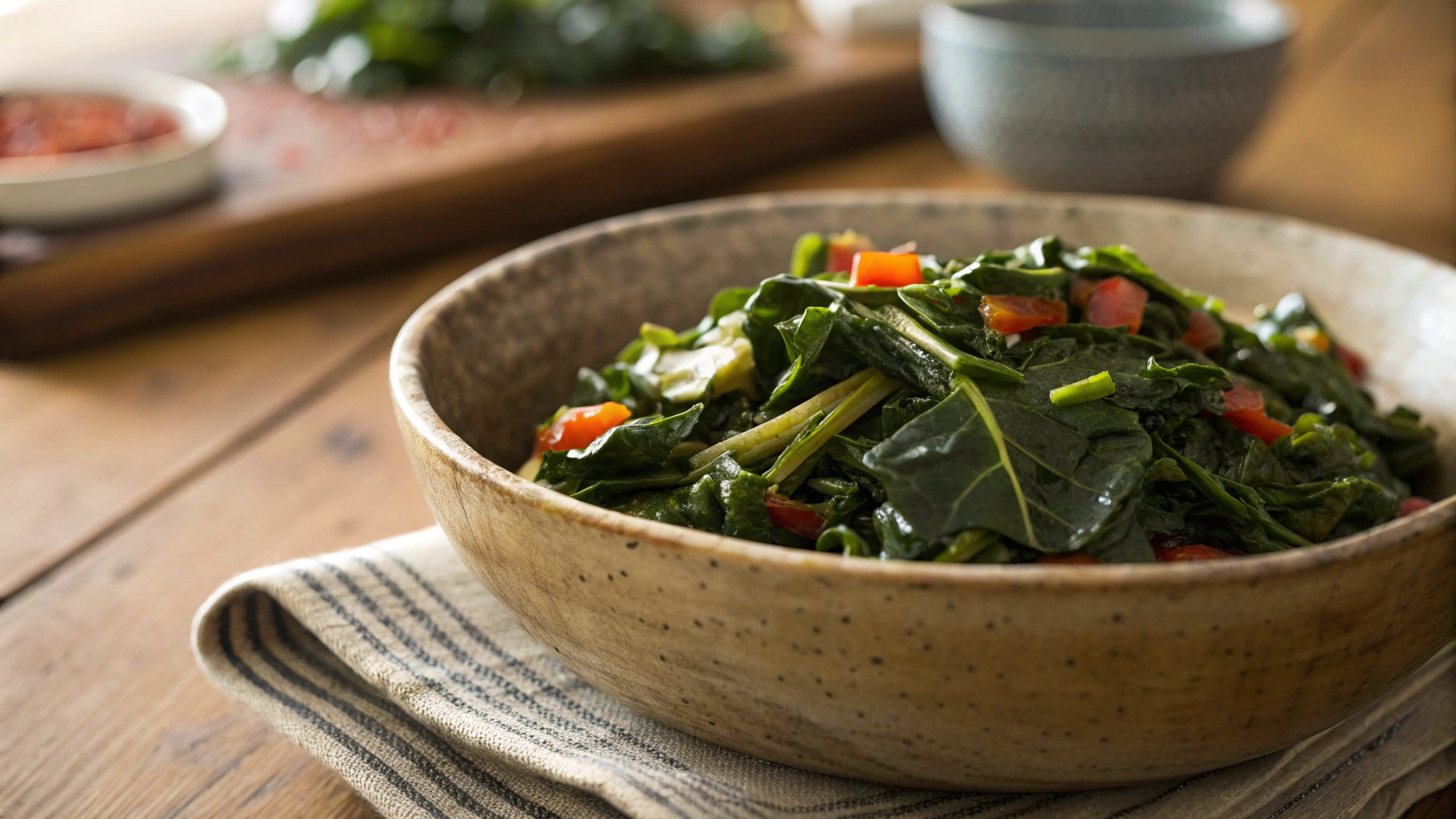 Keto Sautéed Spiced Collard Greens