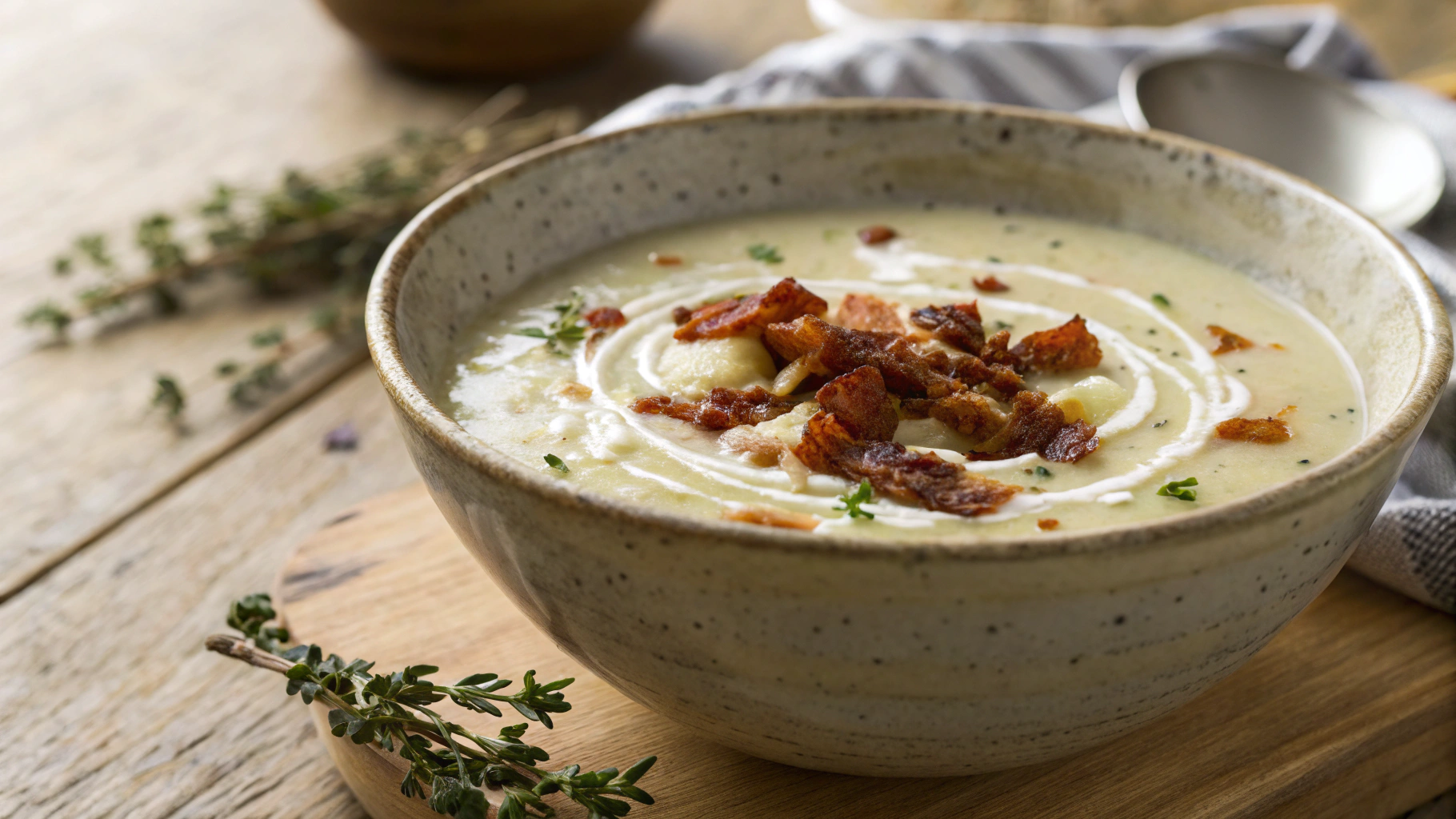 Keto Savoy Cabbage and Pancetta Soup