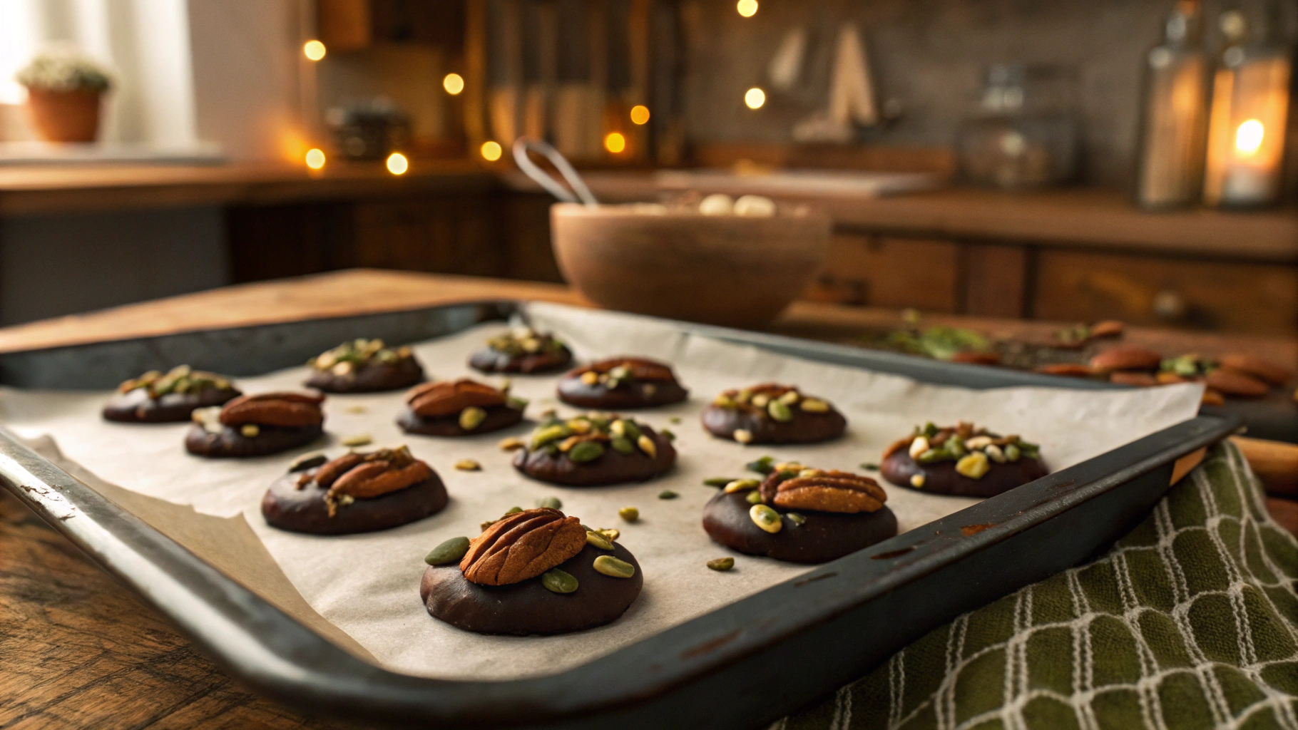 Keto Seed And Pecan Chocolate Drops