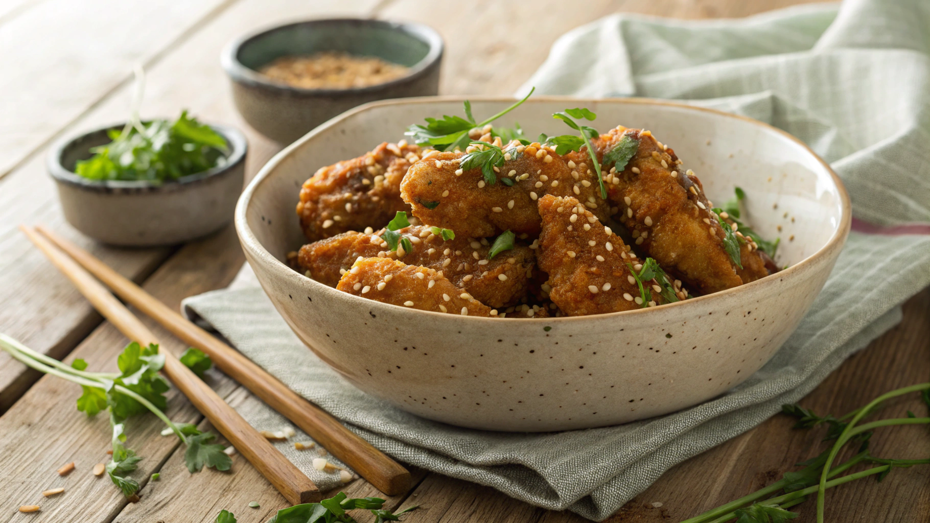 Keto Sesame and Chia Chicken Tenders