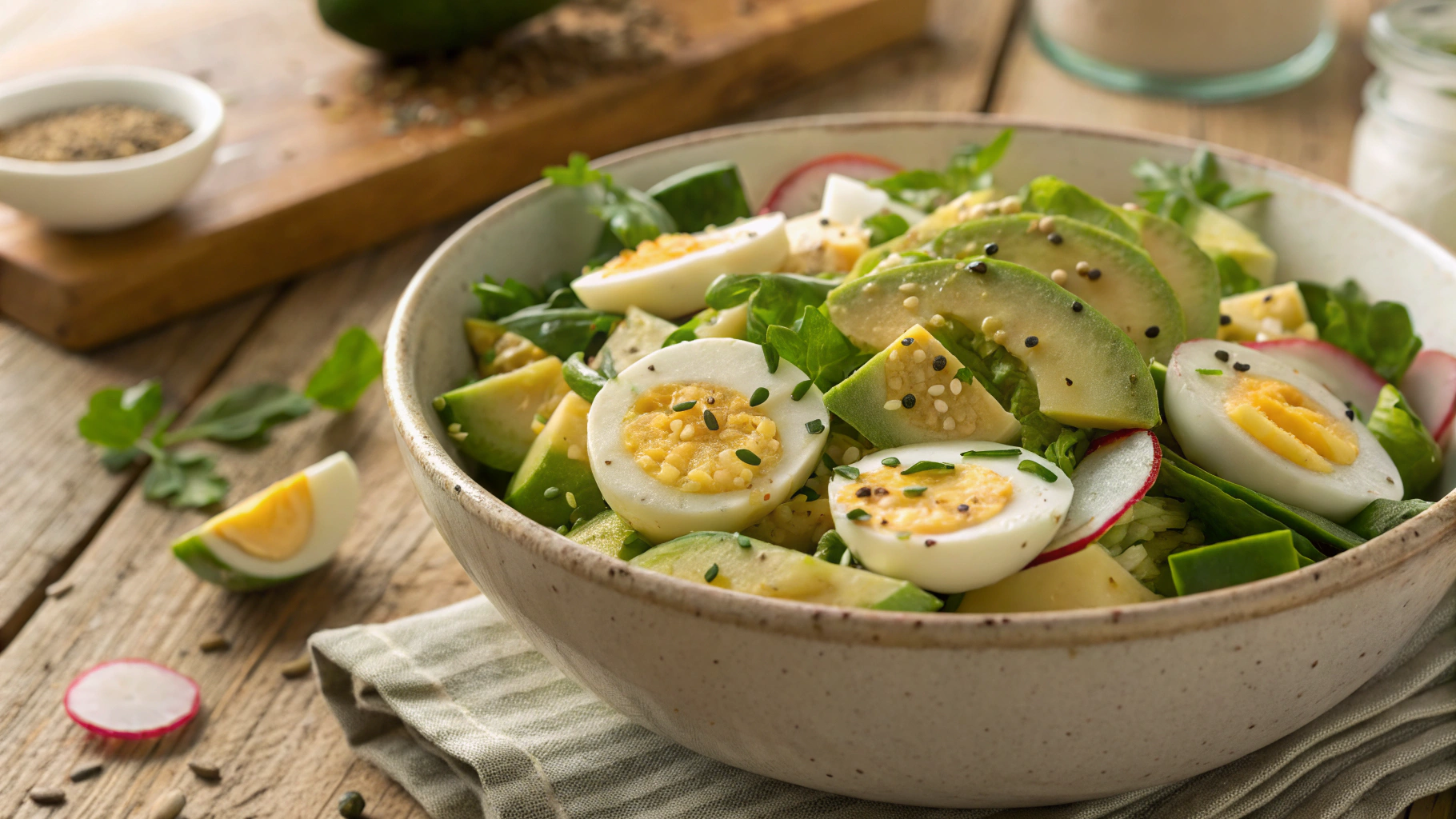 Keto Sesame Egg Salad