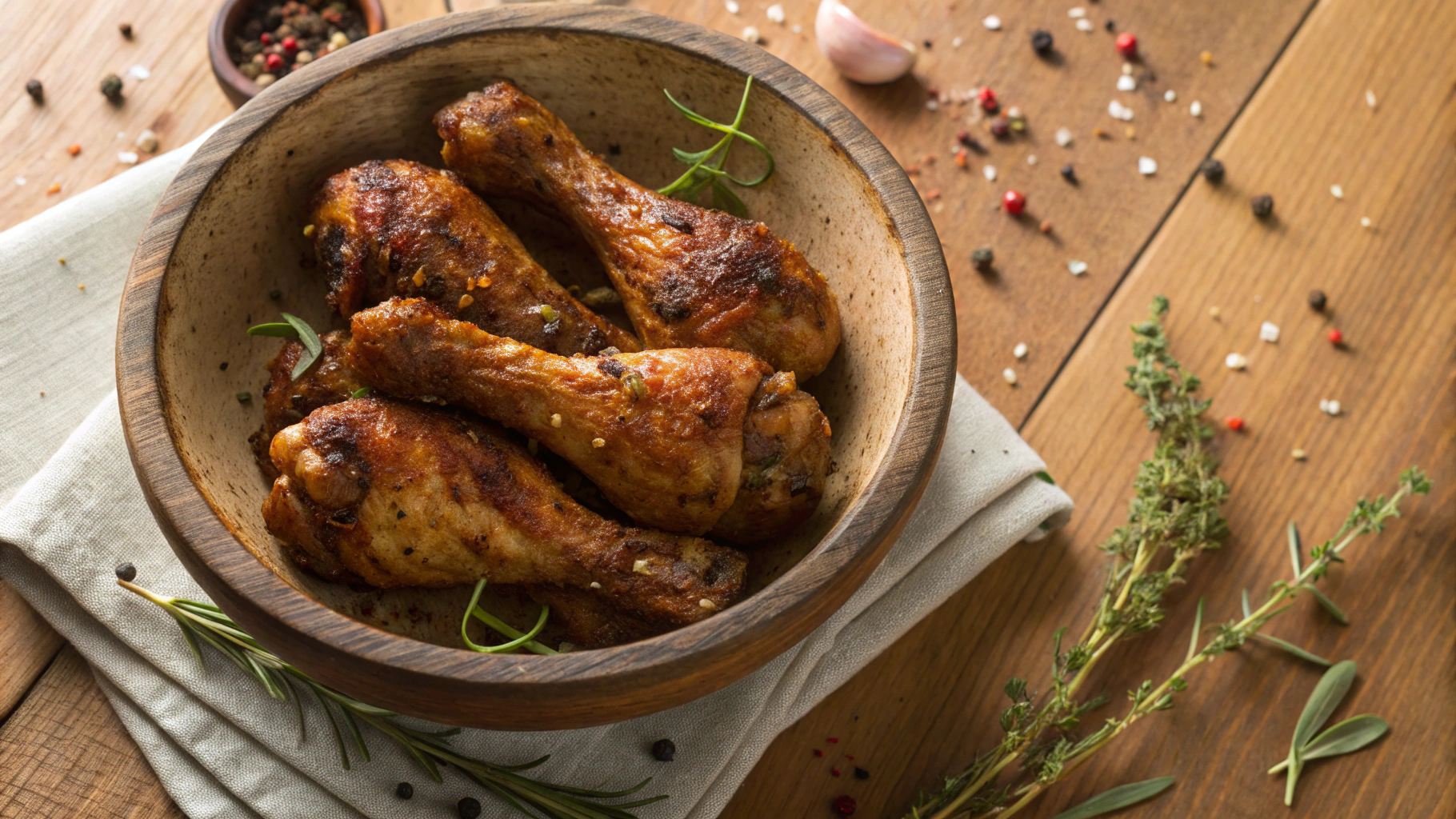 Keto Seven Spice Chicken Drumsticks