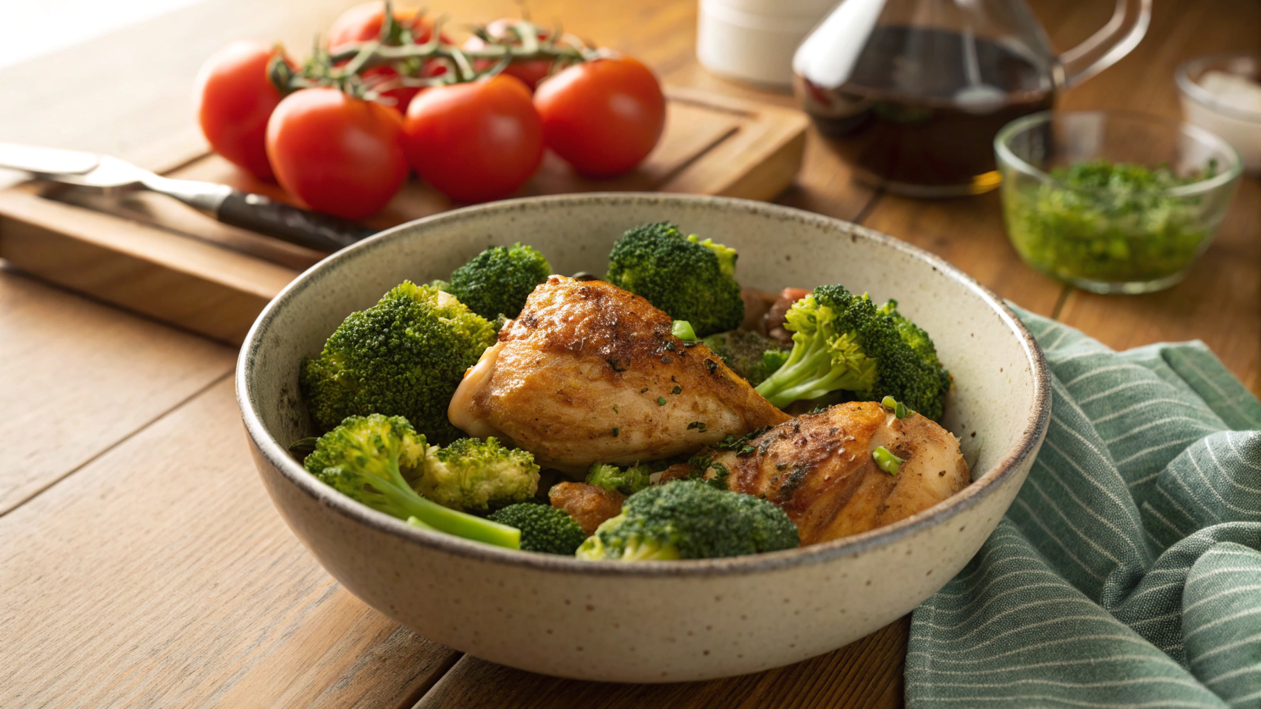 Low Carb Sheet Pan Lemon Garlic Chicken Thighs