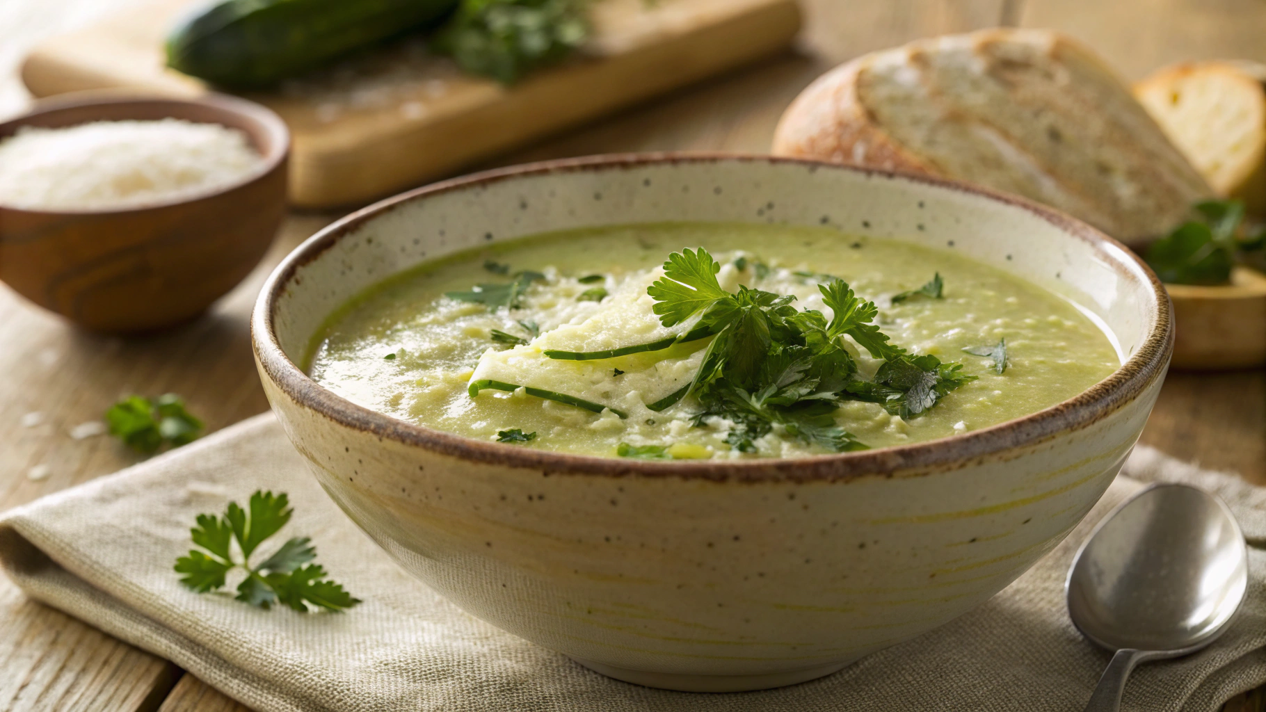 Keto Silky Zucchini Soup