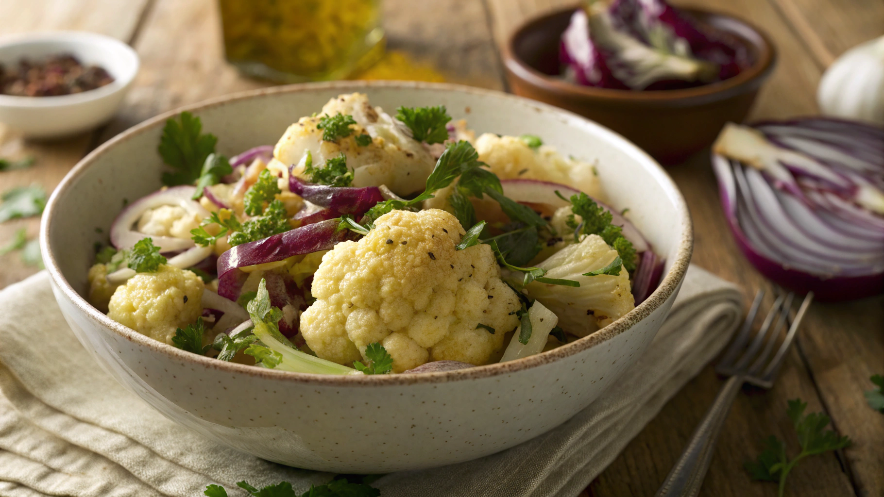 Keto Simple Crockpot Chicken Thighs with Cabbage and Cauliflower