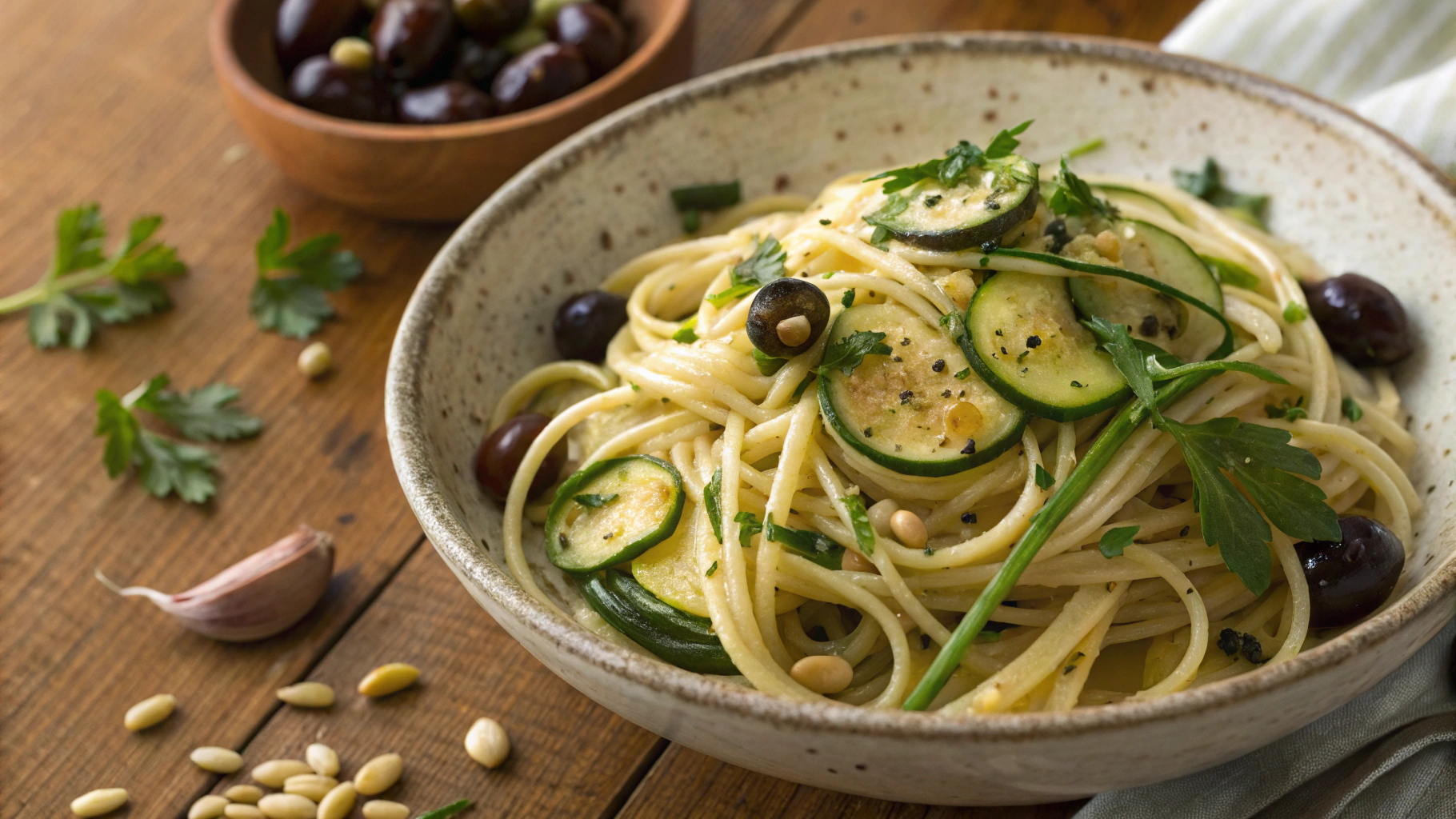Keto Simple Garlic Spaghetti