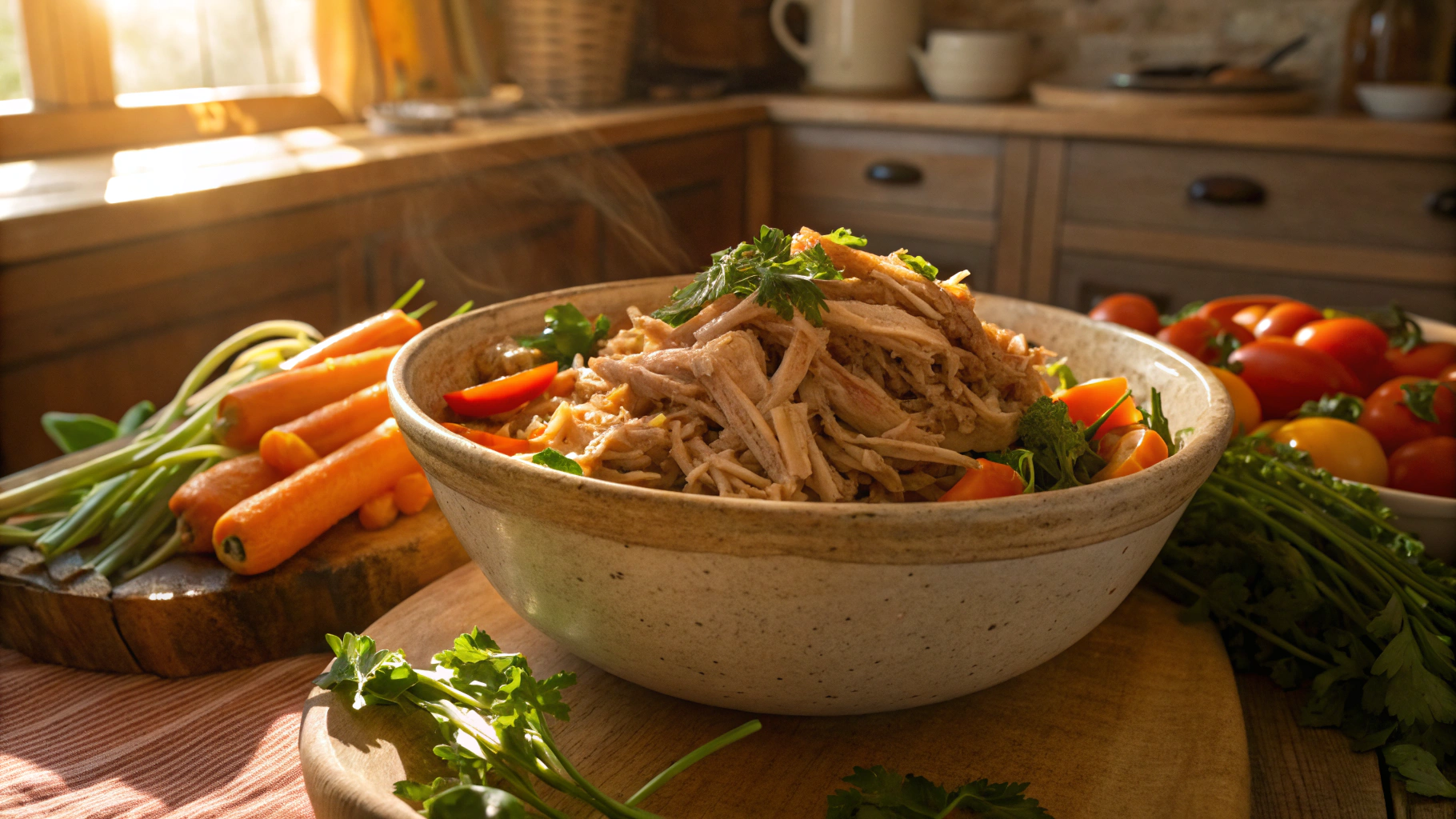 Keto Slow Cooker Pulled Turkey