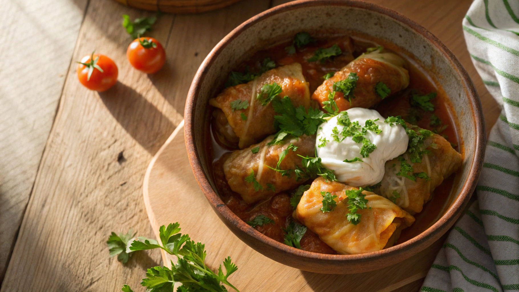 Keto Slow Cooker Stuffed Cabbage