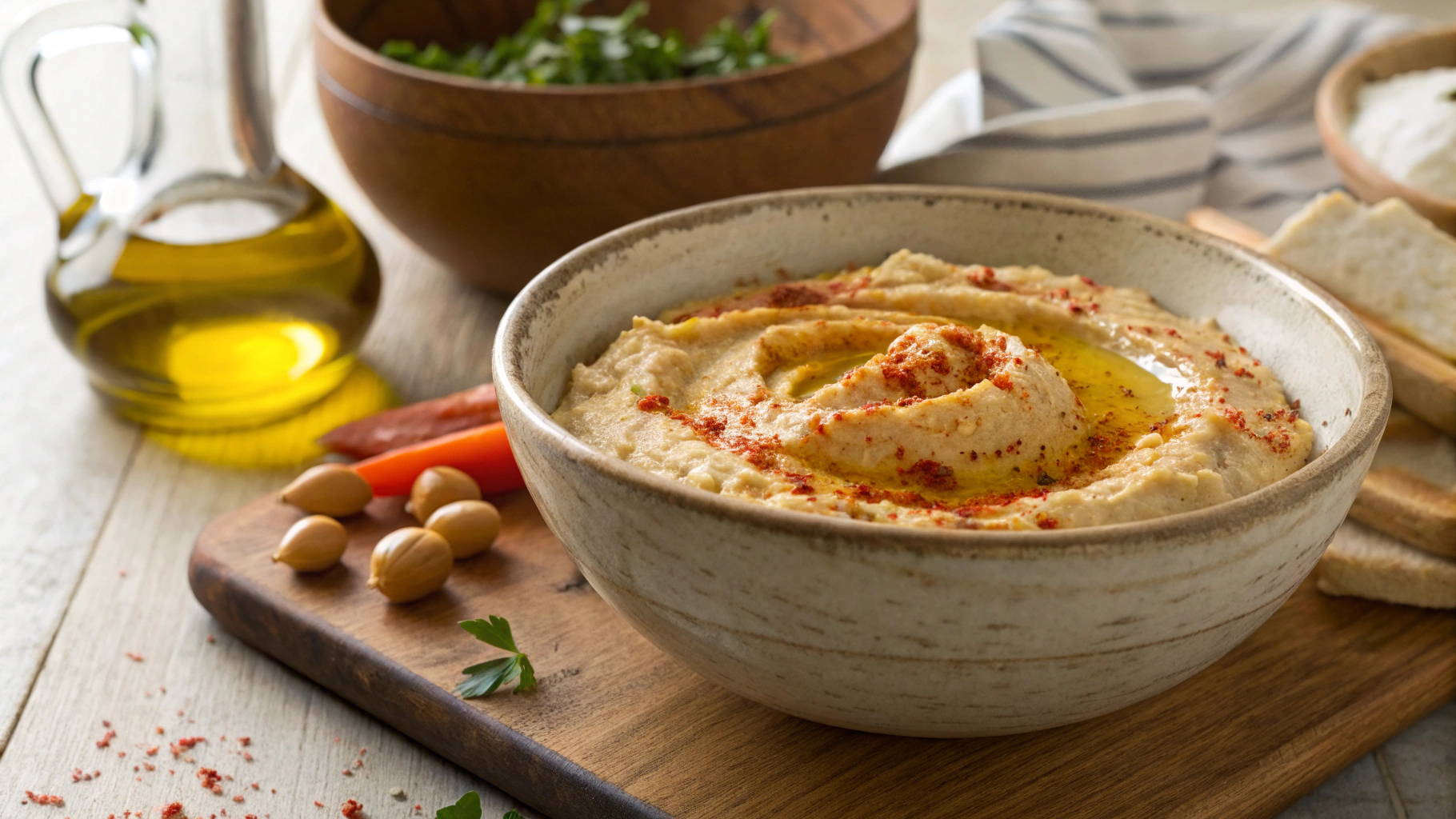Keto Smoky Cauliflower Hummus