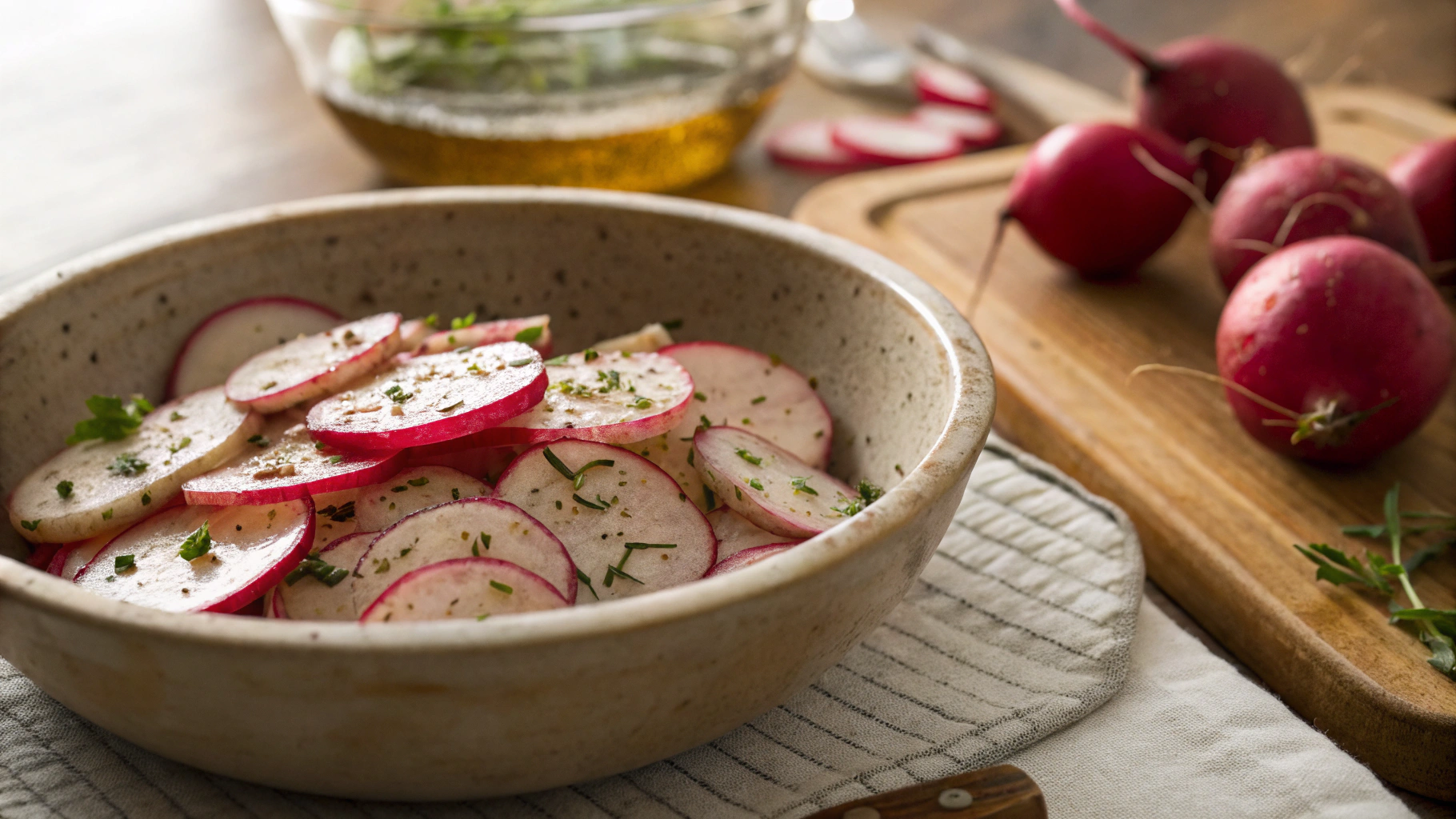 Keto Smokey Radish Salad Topper