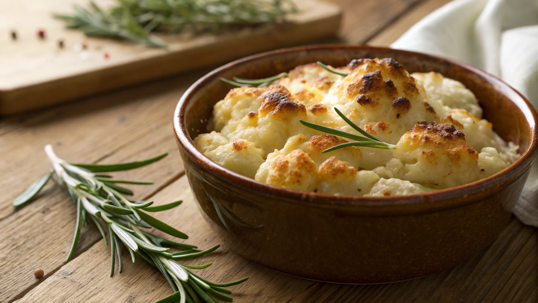 Keto Smoky Cauliflower Cheese