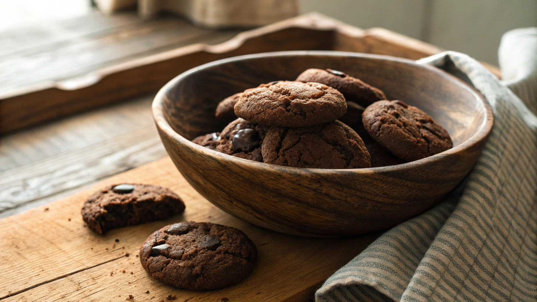 Keto Soft Baked Chocolate "Oatmeal" Cookies