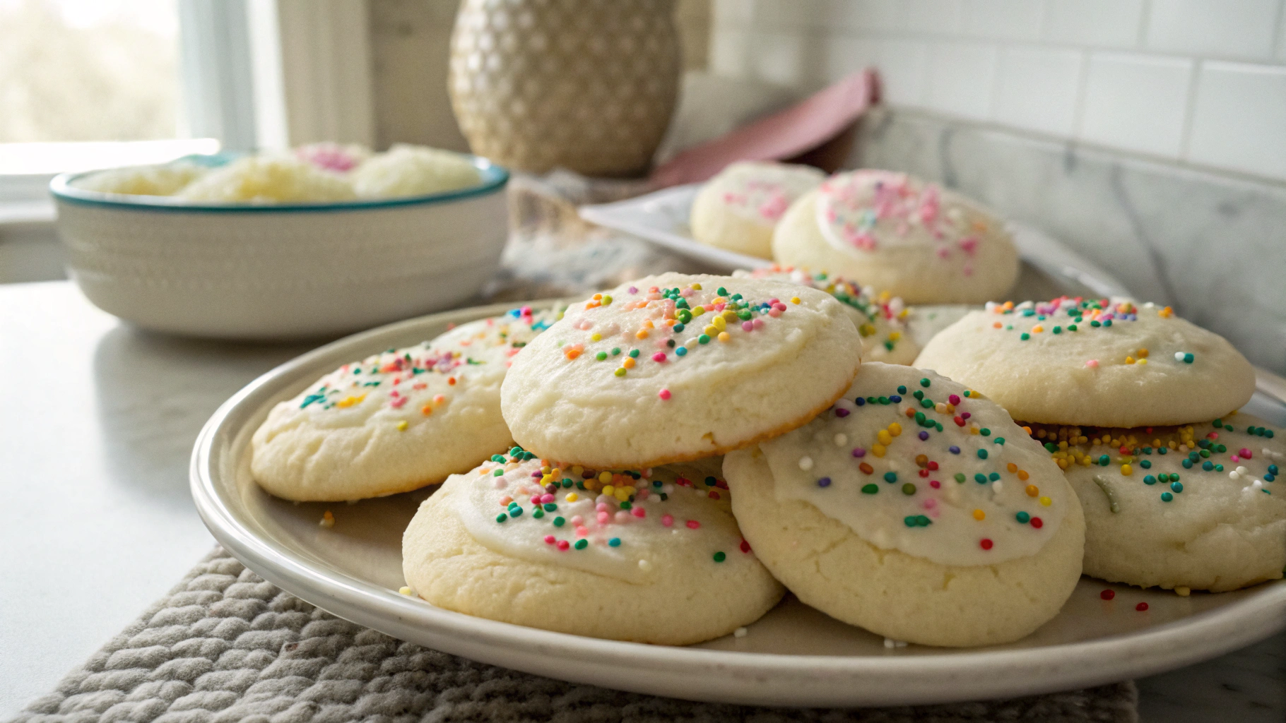 Keto Soft Sugar Cookie with Frosting