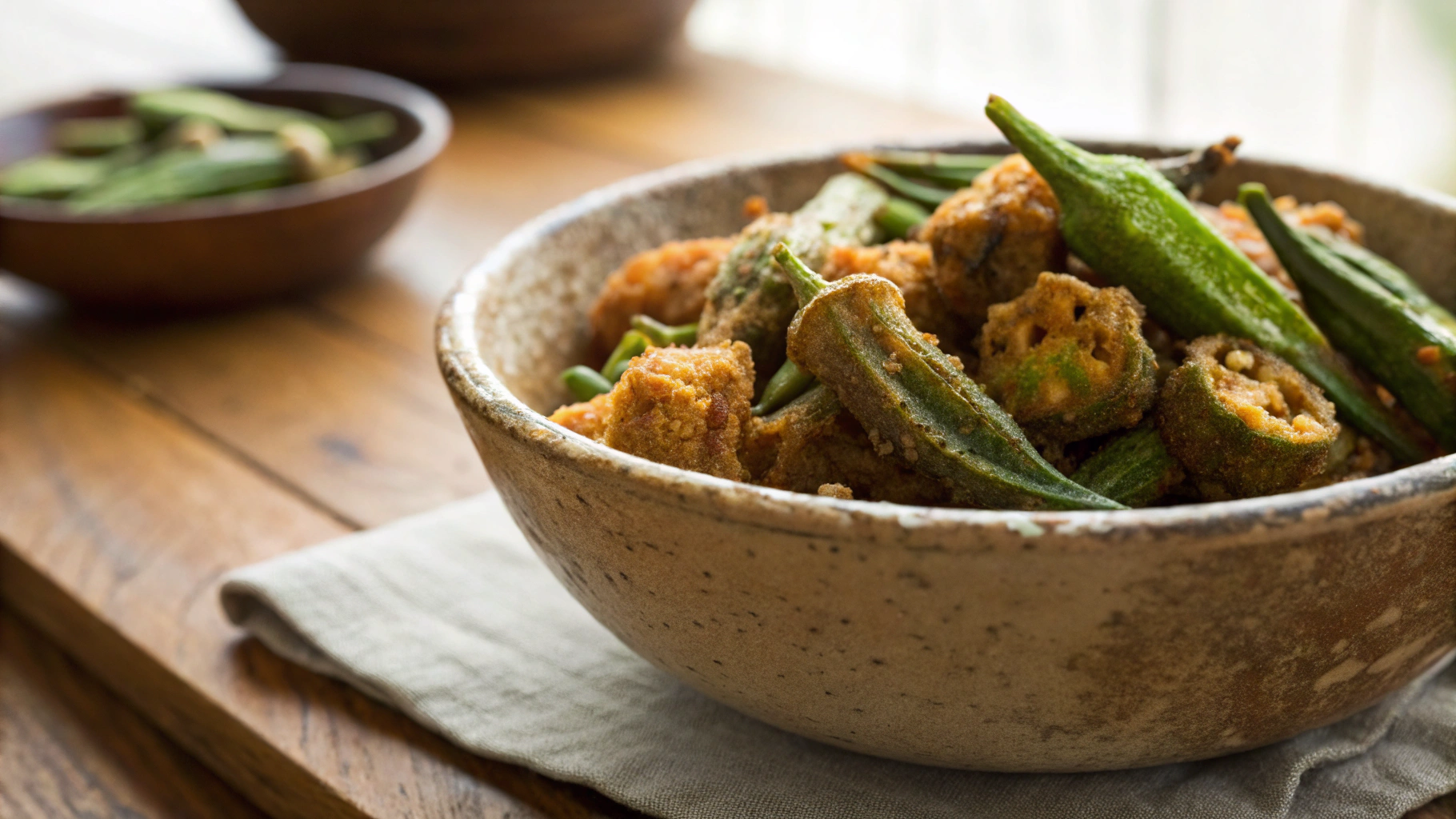 Keto Southern Fried Okra