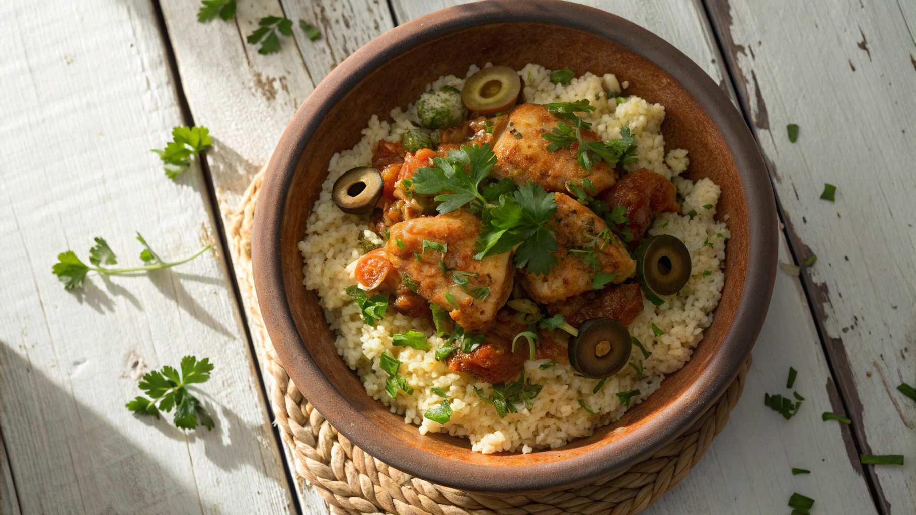 Keto Spanish Chicken With Rice And Chorizo