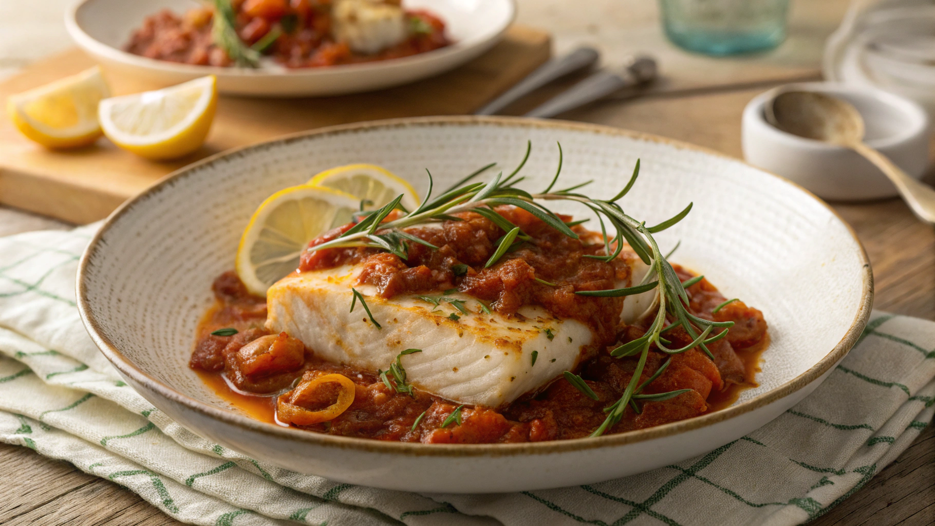 Low Carb Spanish Style Cod