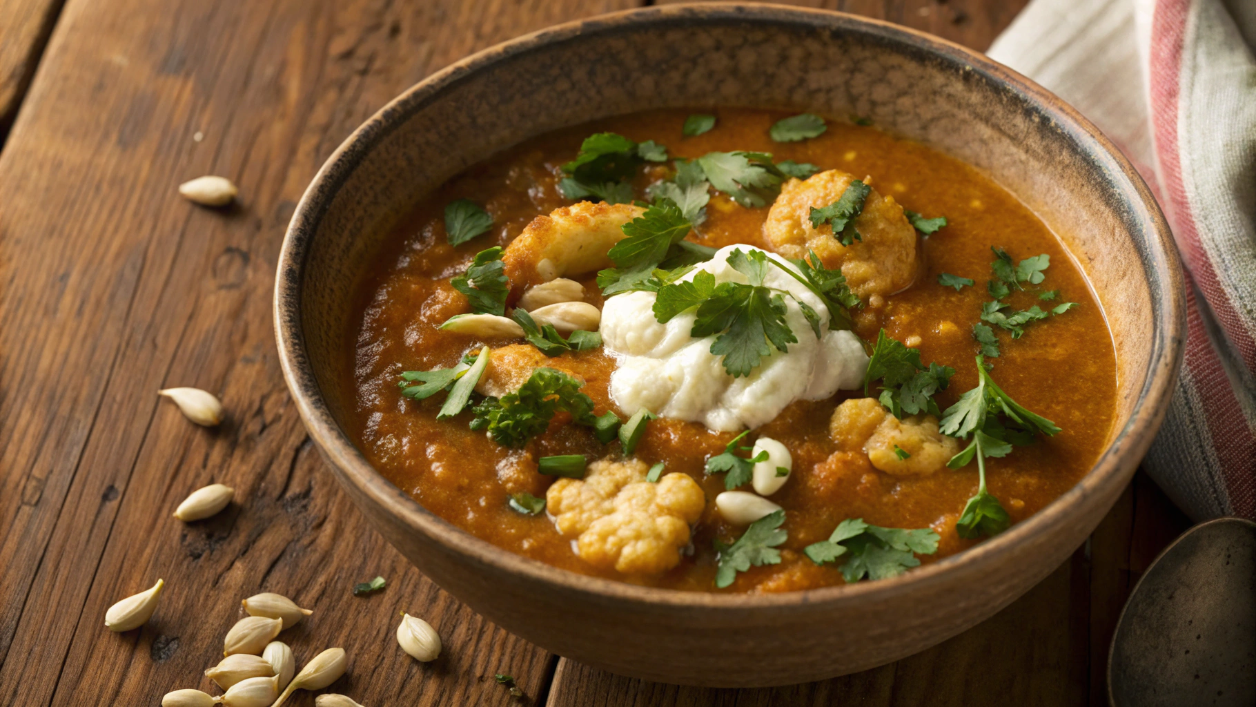 Low Carb Spiced Cauliflower And Cabbage Soup