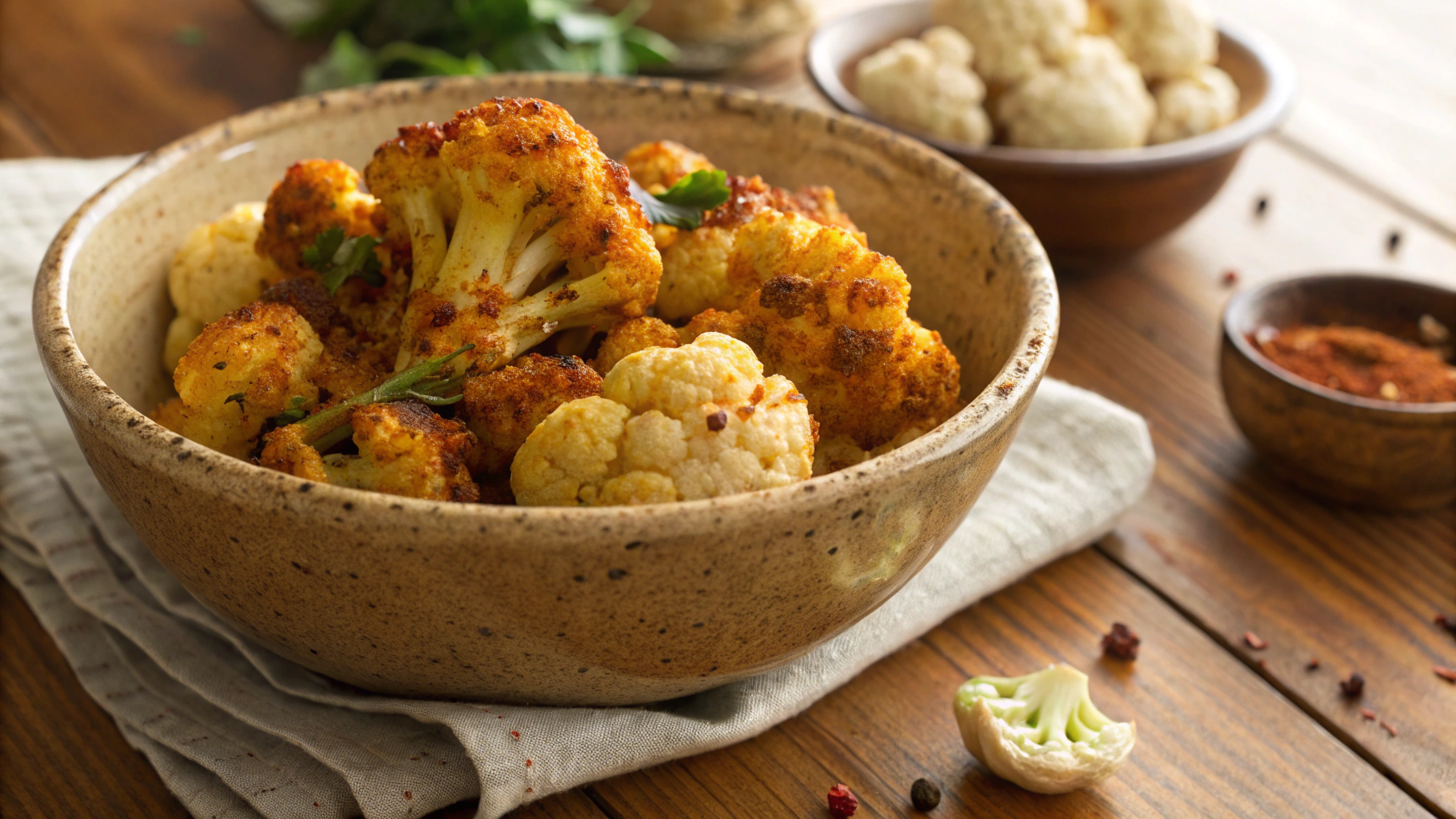 Keto Spiced Cauliflower