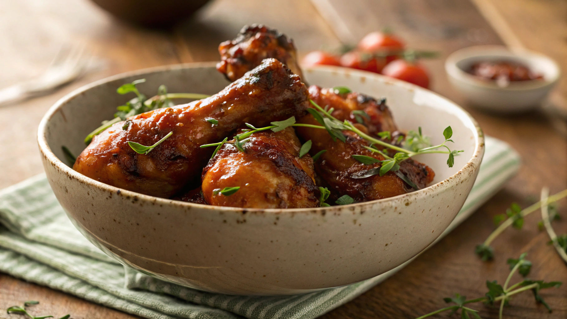 Keto Spicy Chicken Drumsticks