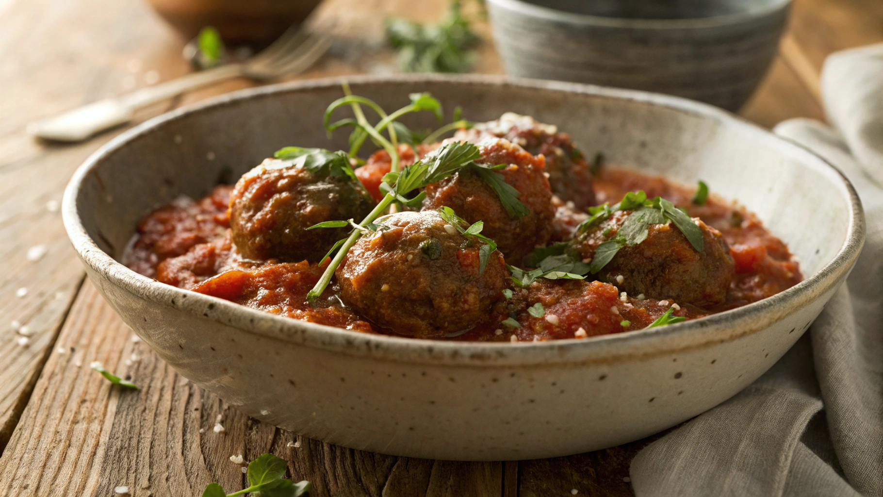 Keto Spicy Crockpot Meatballs