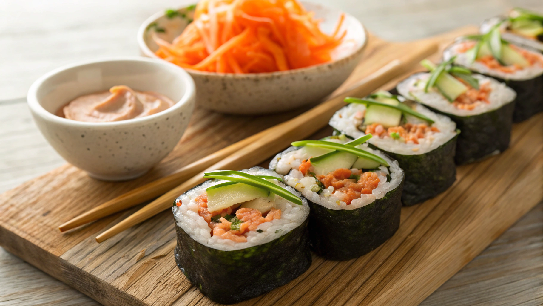 Keto Spicy Tuna Sushi Rolls