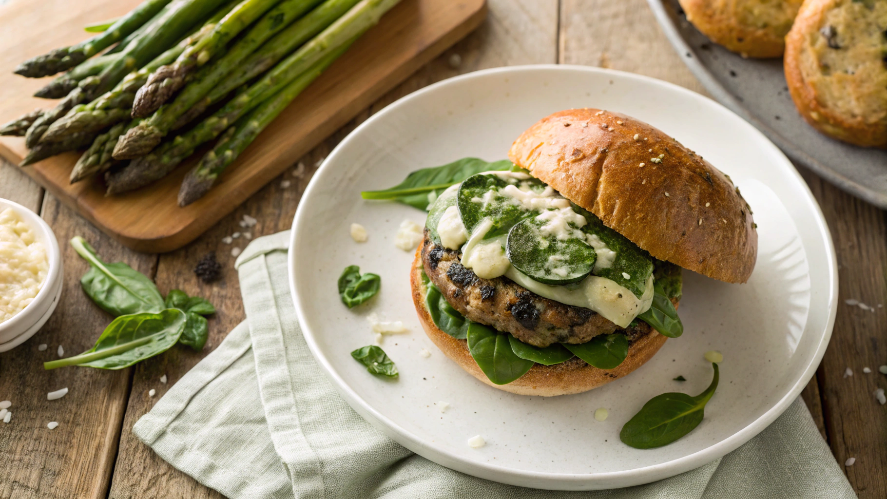 Keto Spinach And Artichoke Burgers
